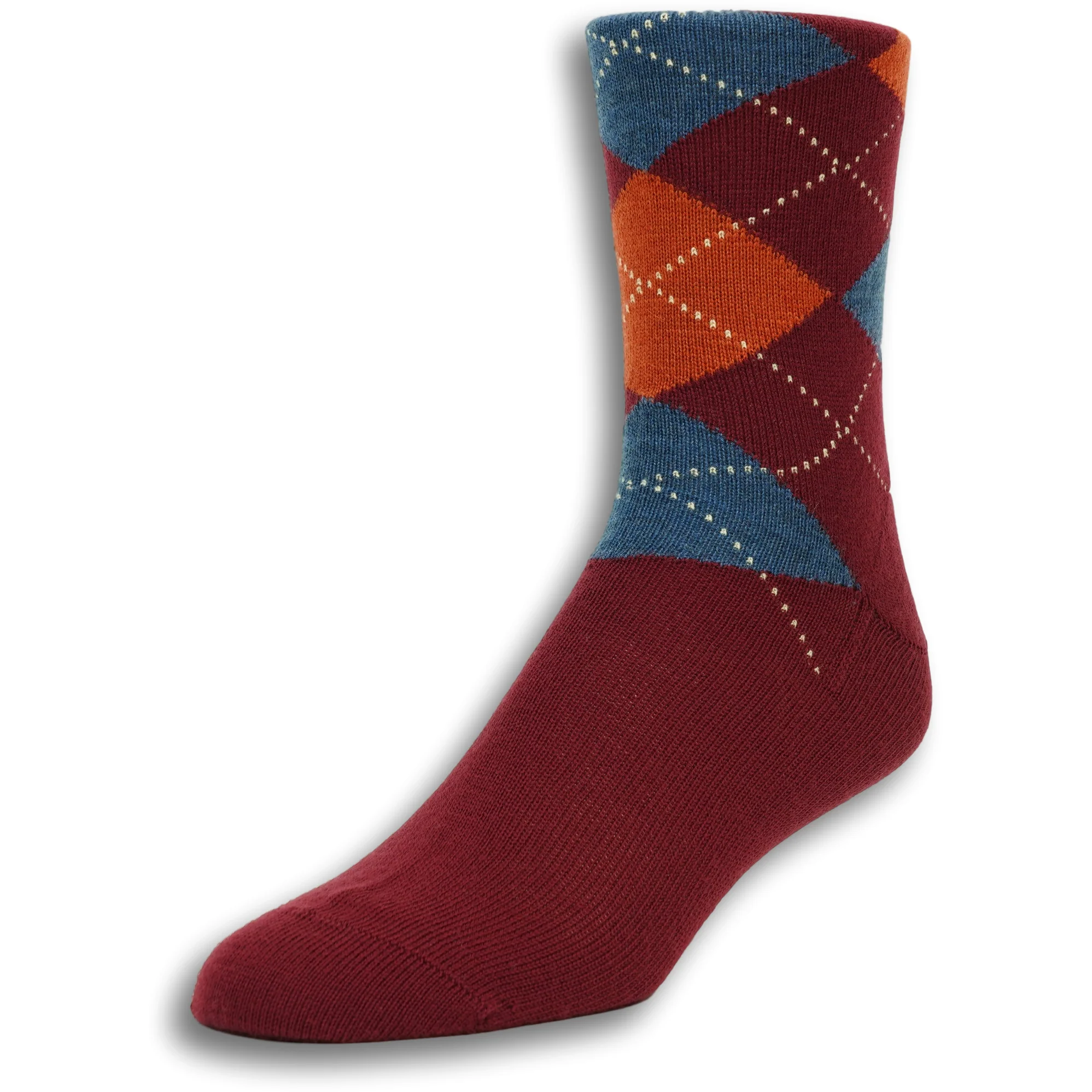 Mid-calf Argyle Wool Dress Socks - Image 15
