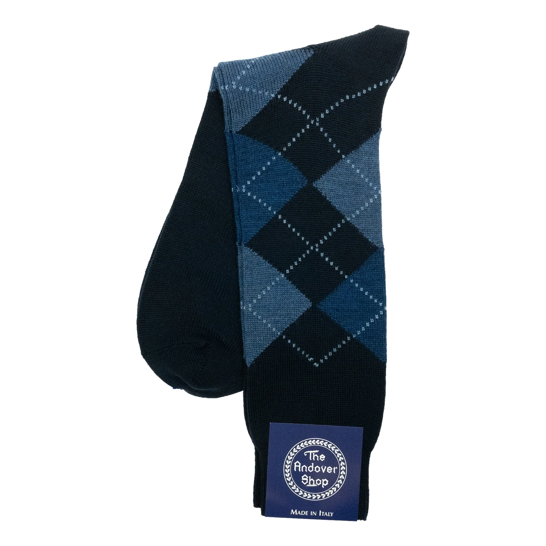 Mid-calf Argyle Wool Dress Socks - Image 16