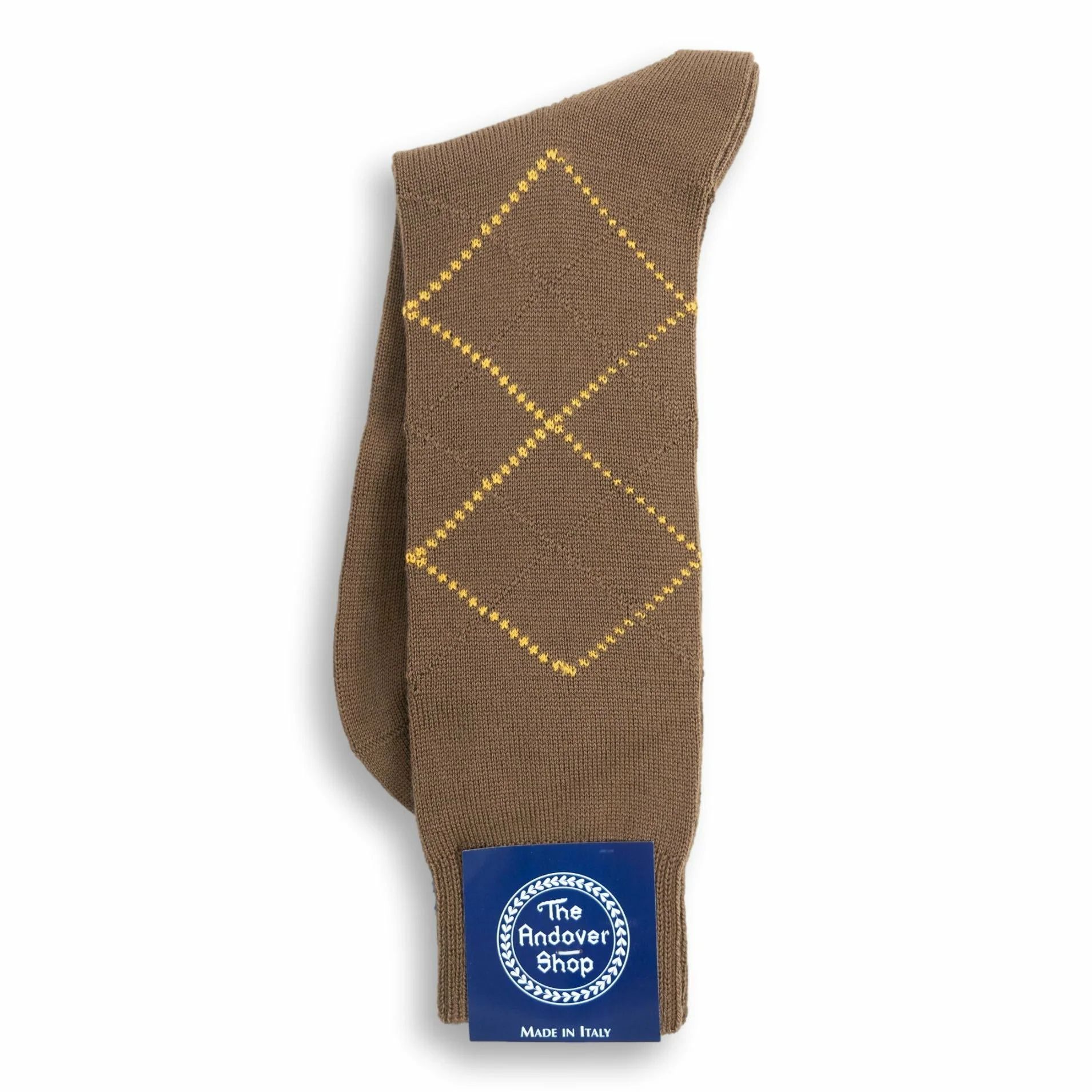 Mid-calf Argyle Wool Dress Socks - Image 17
