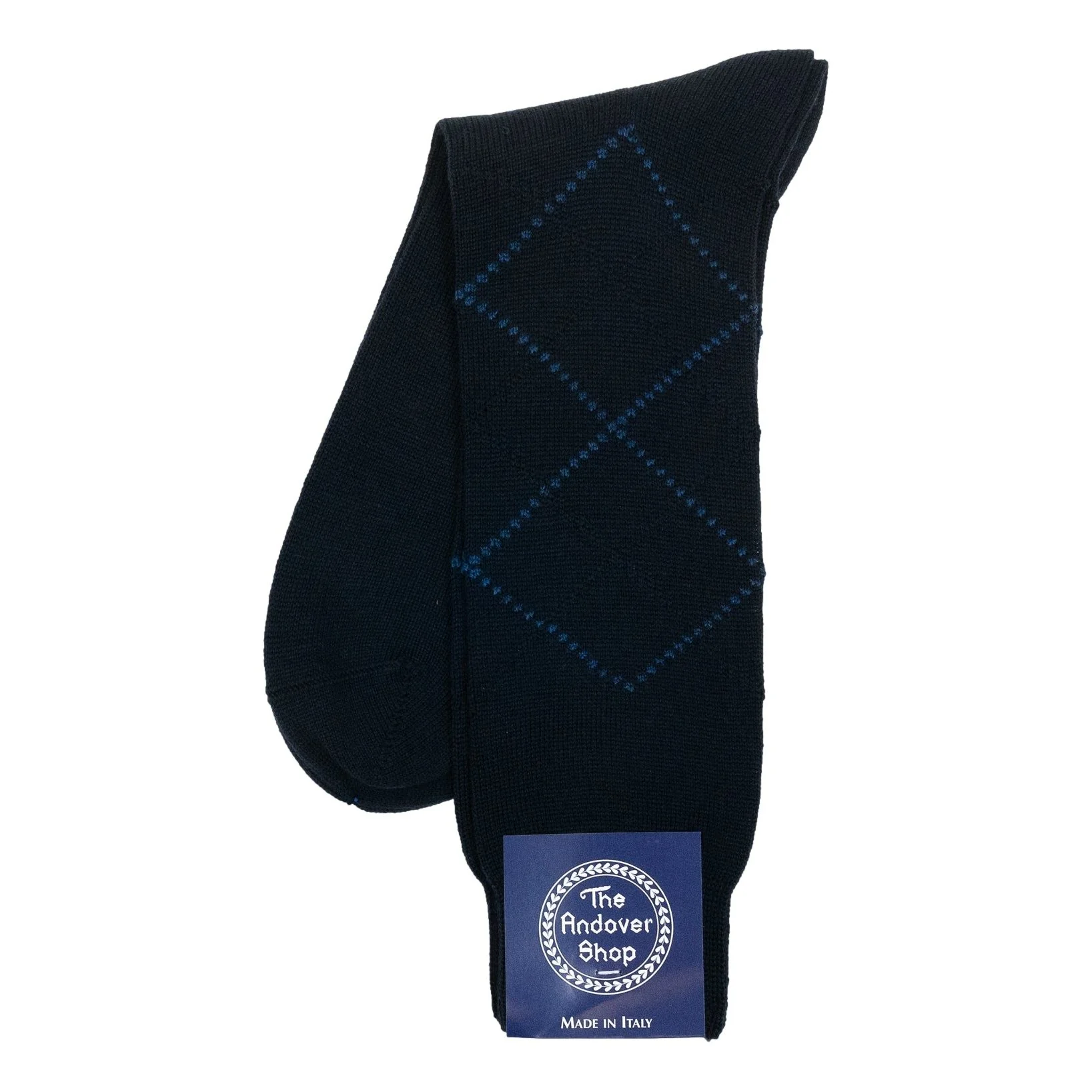 Mid-calf Argyle Wool Dress Socks - Image 18