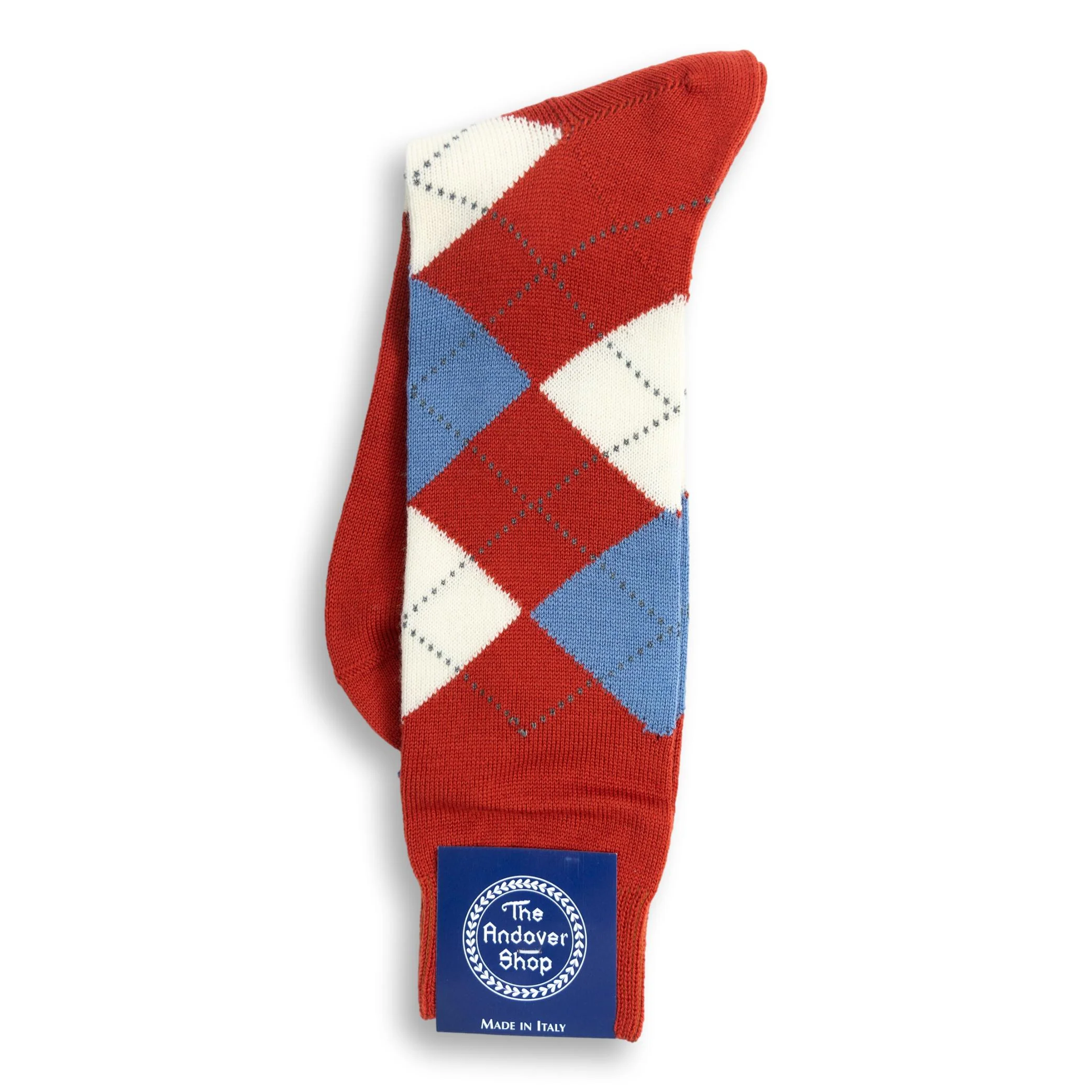 Mid-calf Argyle Wool Dress Socks - Image 20