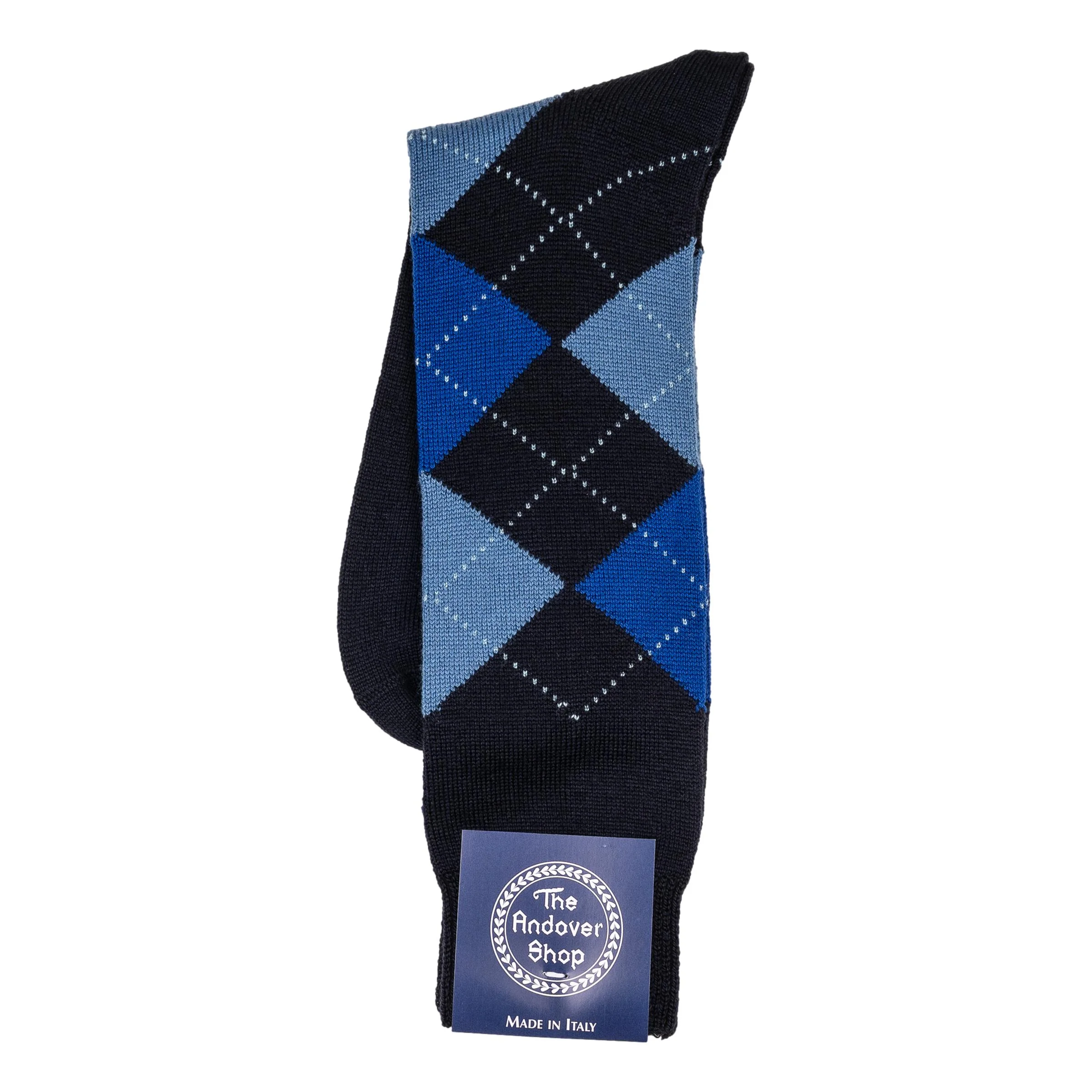 Mid-calf Argyle Wool Dress Socks - Image 4