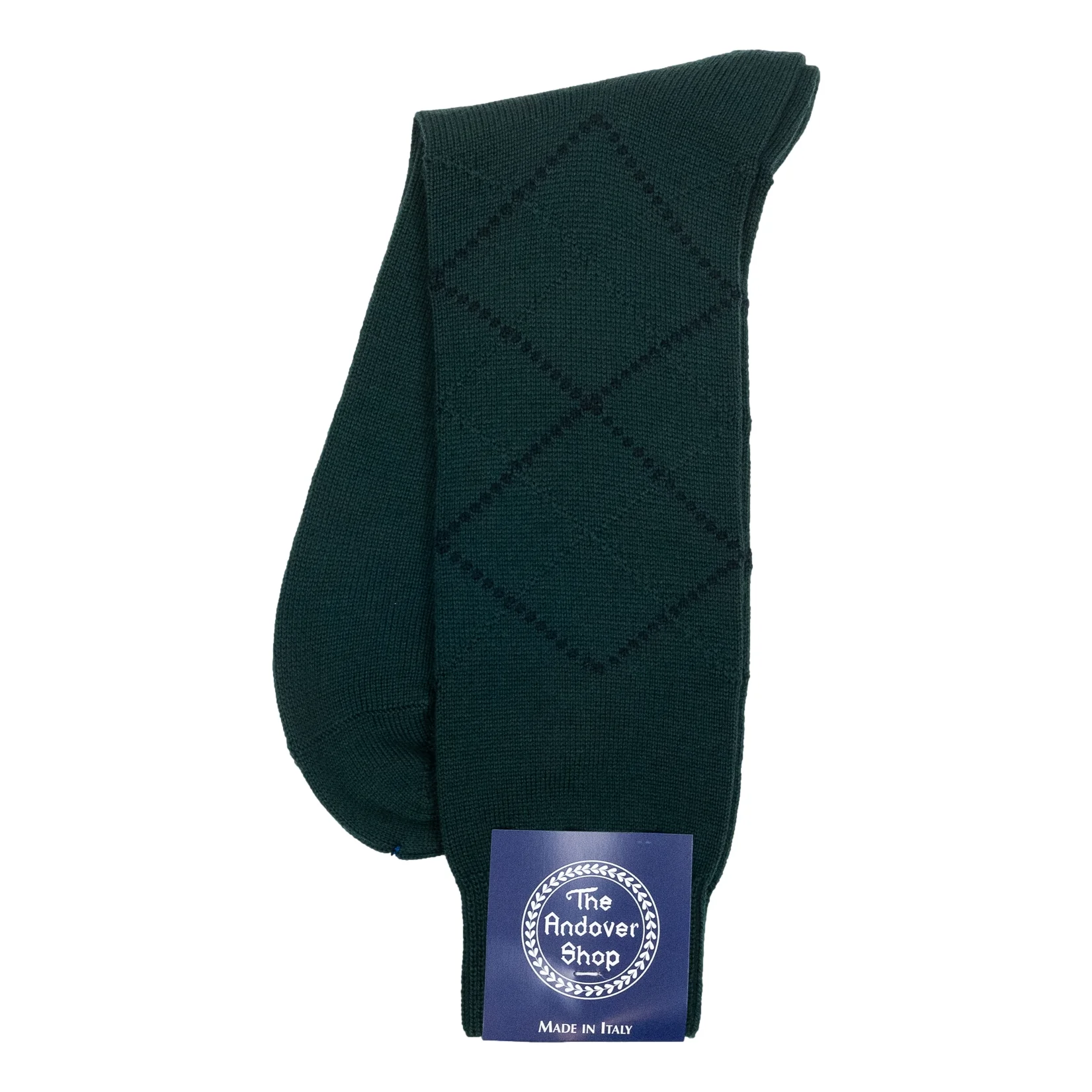 Mid-calf Argyle Wool Dress Socks - Image 7