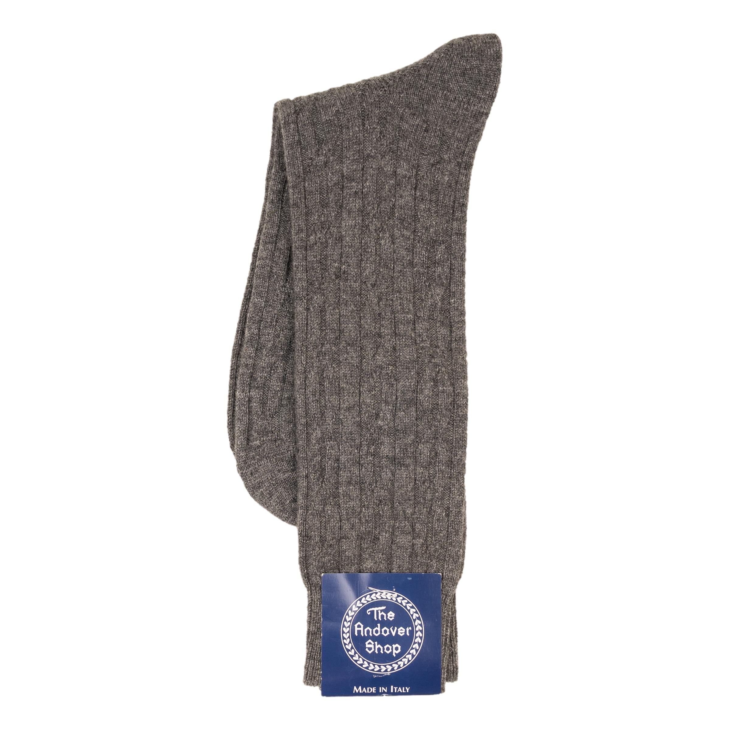 Mid-calf Cable Pure Cashmere Dress Socks - Image 5