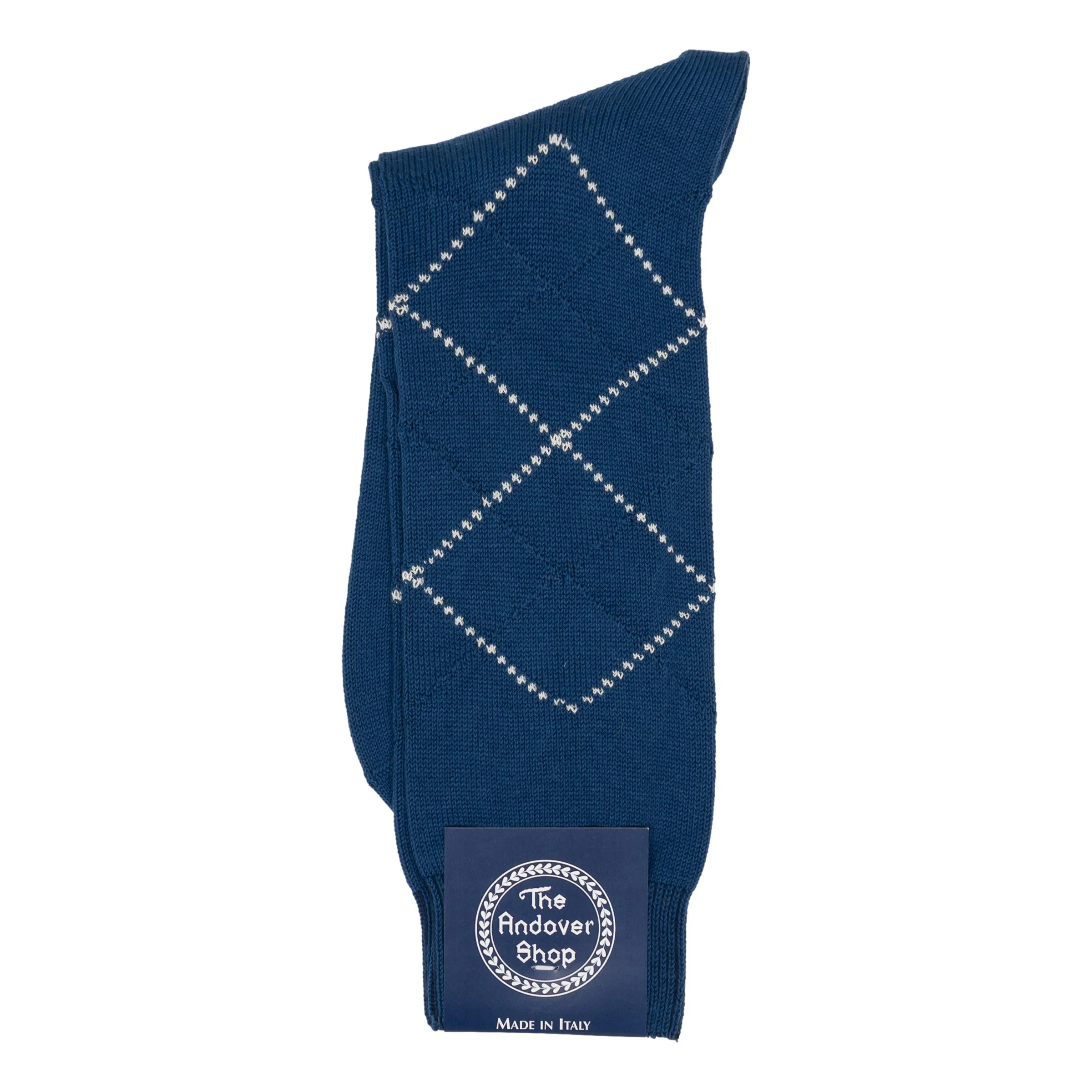 Mid-Calf Cotton Argyle Dress Sock - Image 2