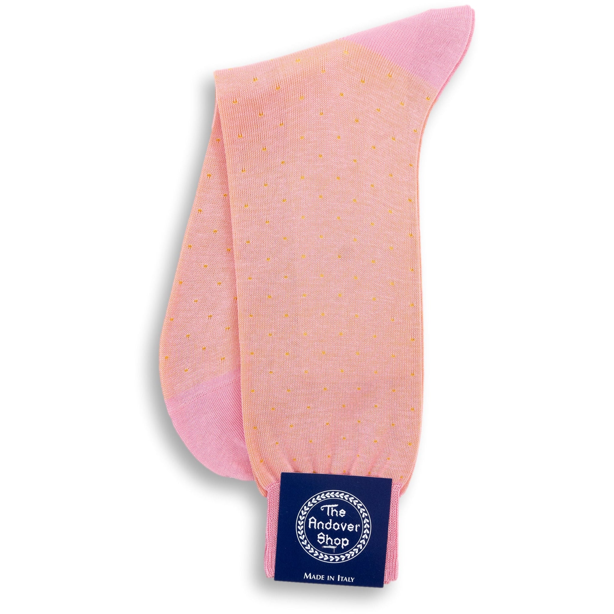 Mid-Calf Cotton Mini Dot Dress Sock - Image 4