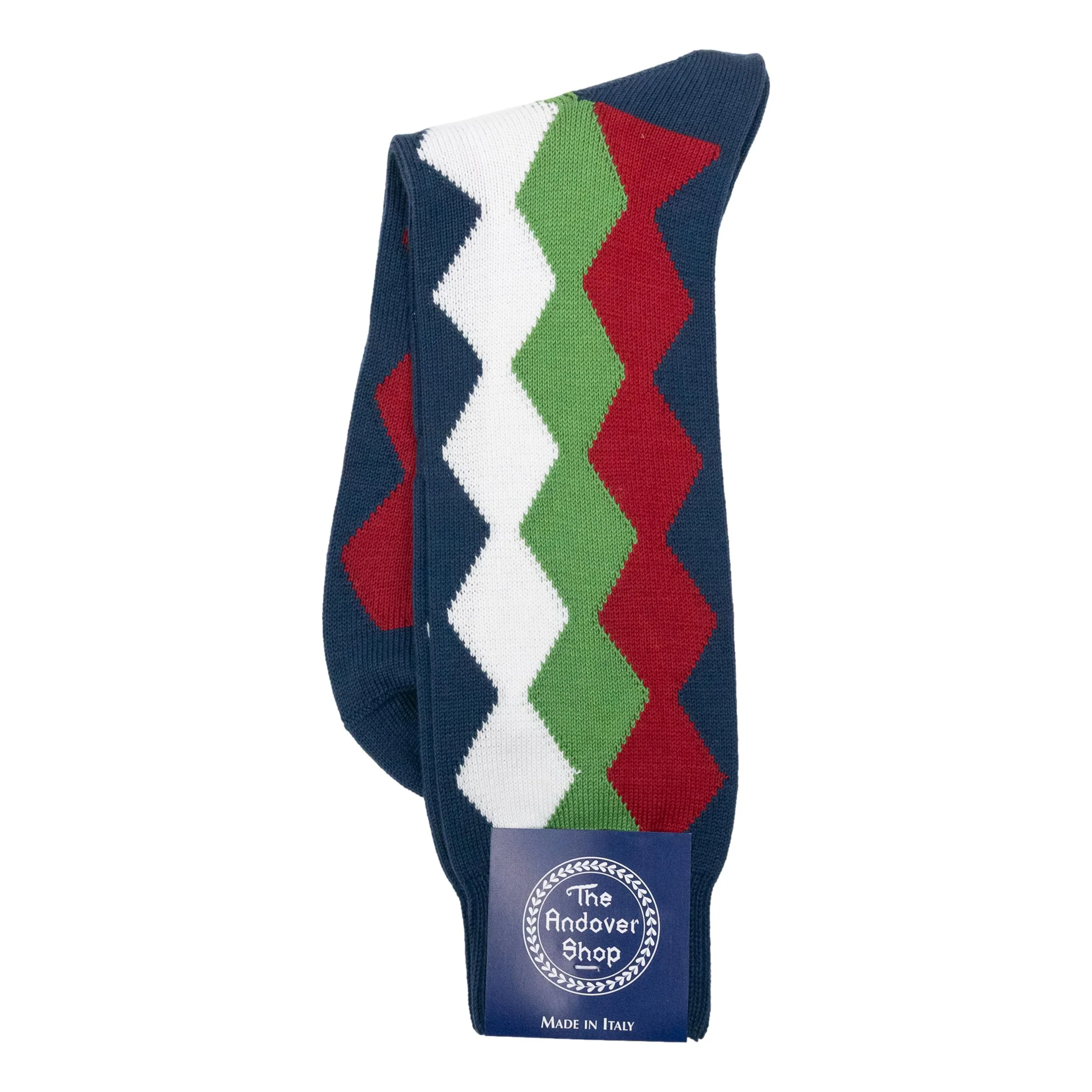 Mid-Calf Cotton Picasso Dress Sock - Image 3