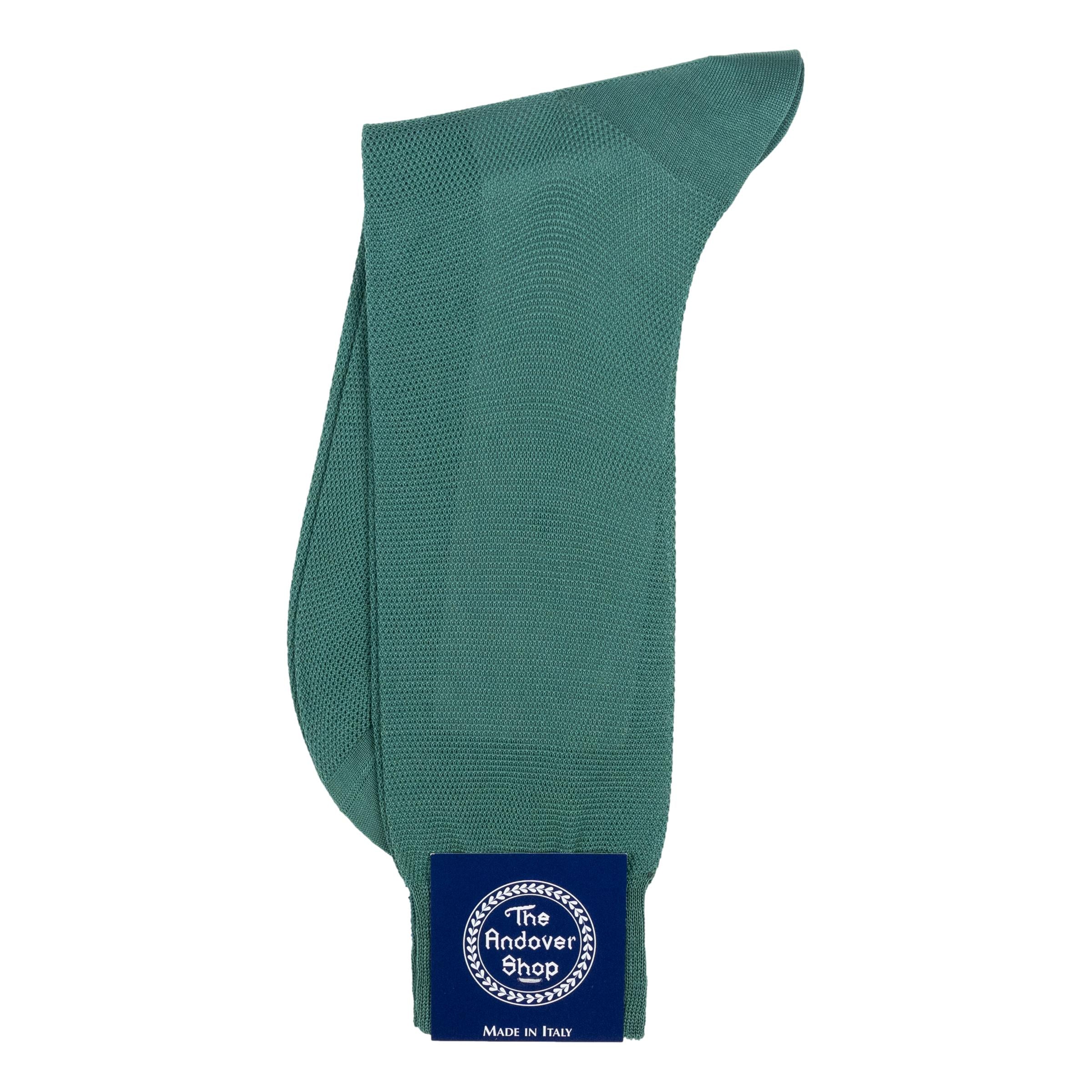 Mid-Calf Cotton Pique Dress Sock - Image 3