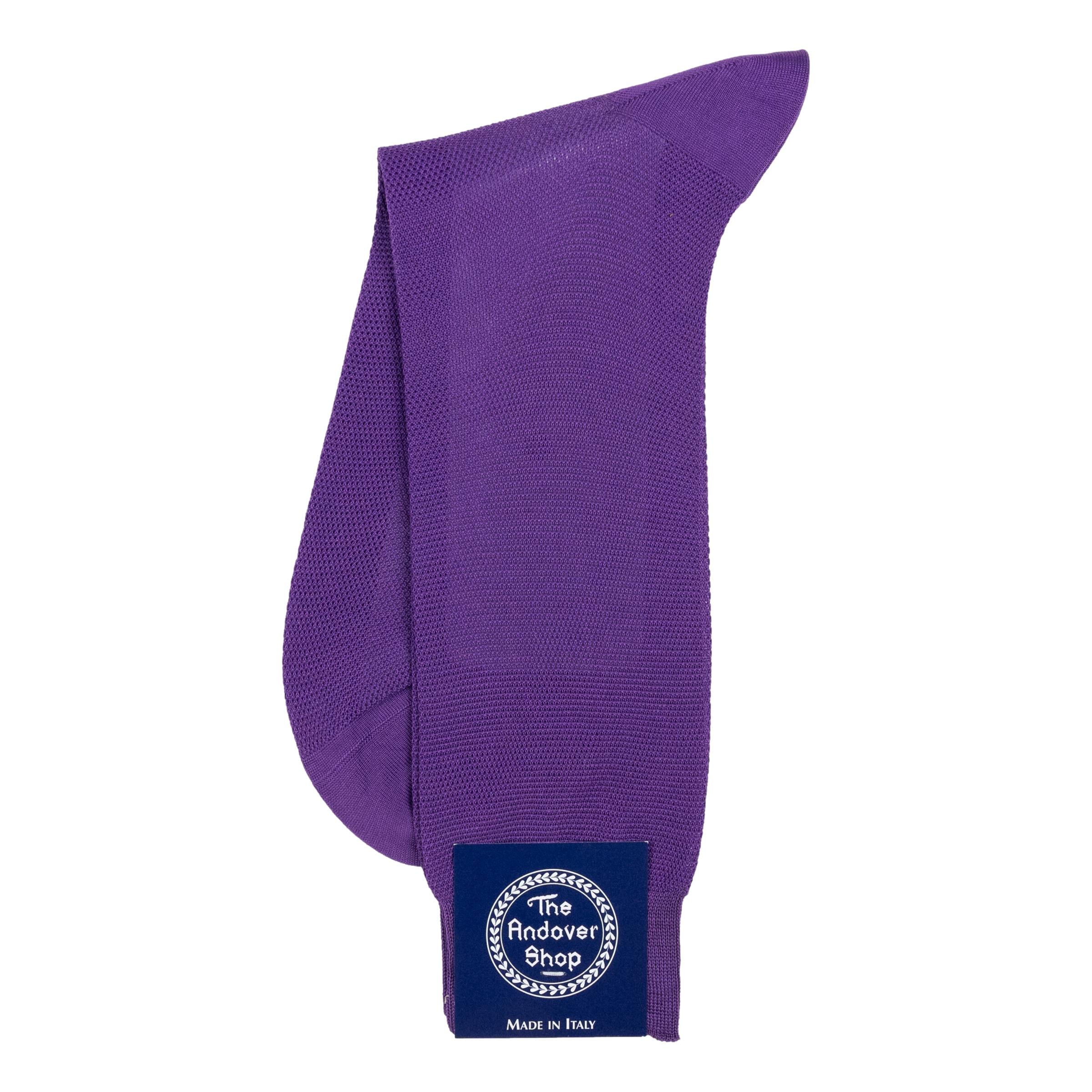 Mid-Calf Cotton Pique Dress Sock - Image 4