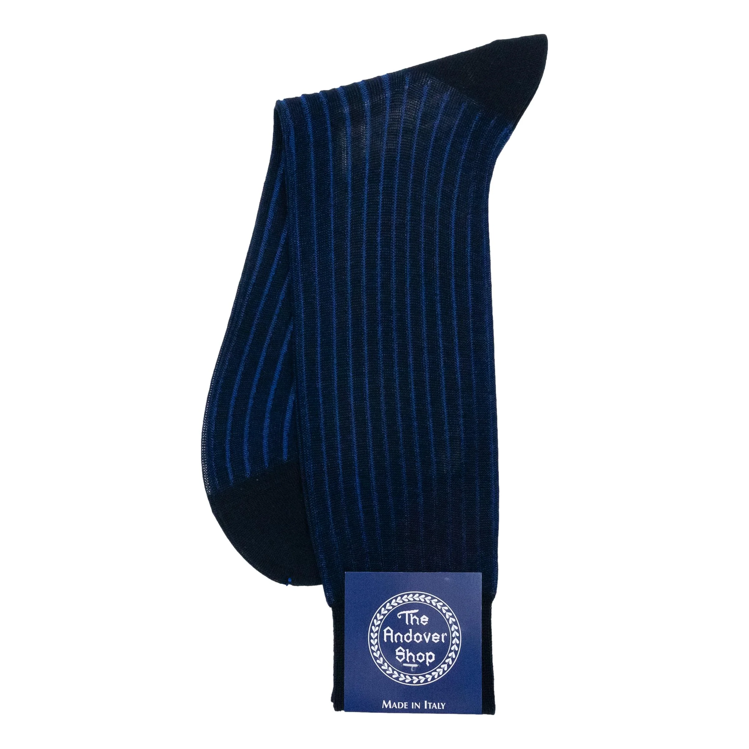 Mid-Calf Cotton Shadow Ribbed Dress Sock - Image 4
