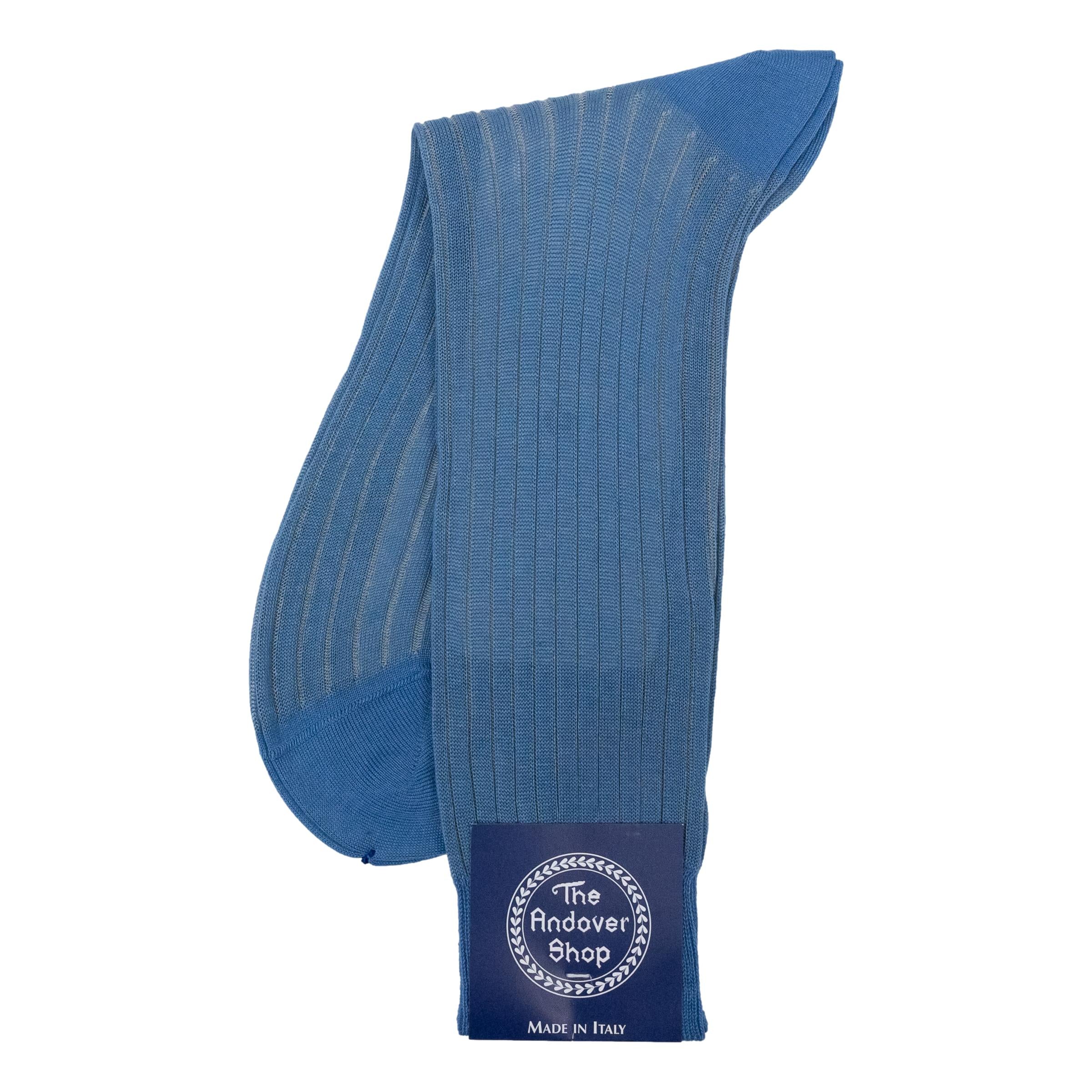 Mid-Calf Cotton Shadow Ribbed Dress Sock - Image 5