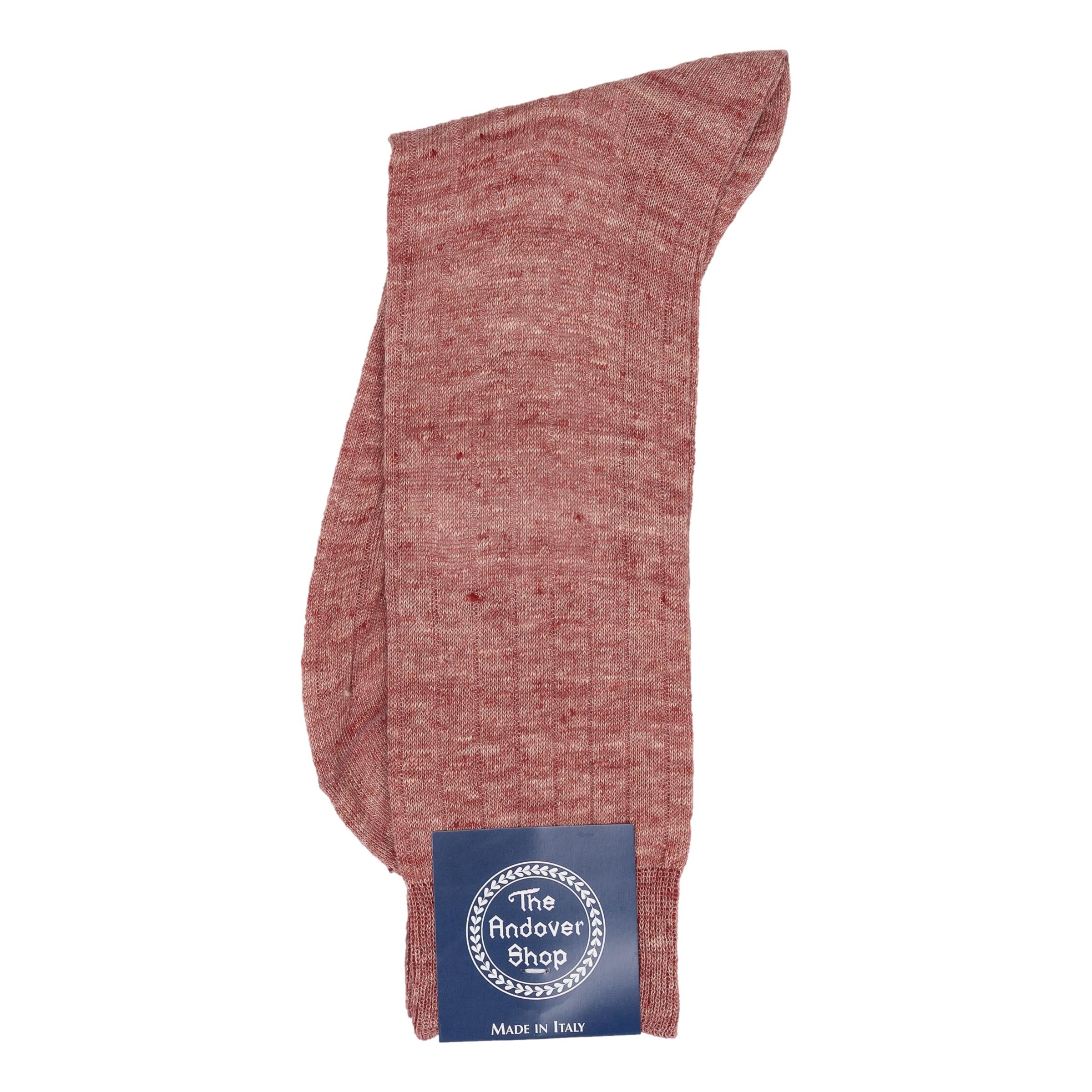 Mid-Calf Marl Linen Dress Sock - Image 3