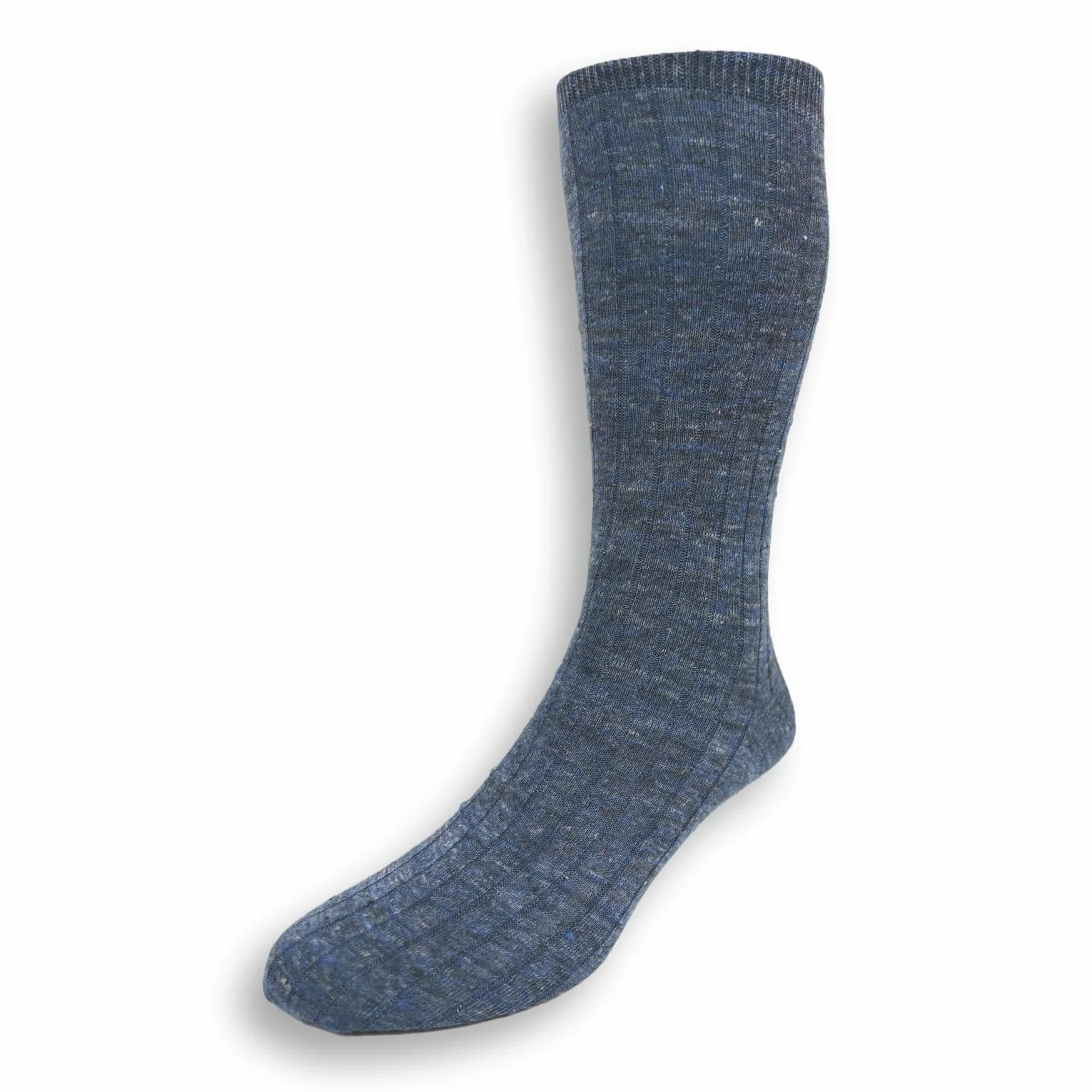 Mid-Calf Marl Linen Dress Sock - Image 6