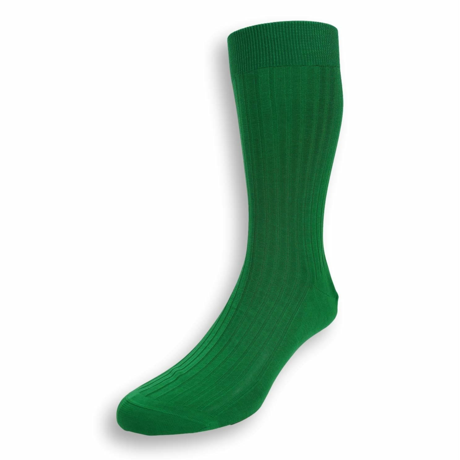 Mid-Calf Ribbed Cotton Dress Sock - Image 5