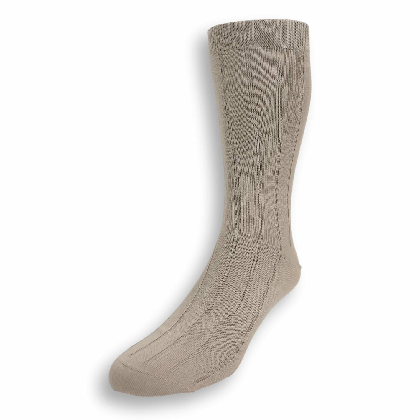 Mid-Calf Ribbed Cotton Dress Sock - Image 6