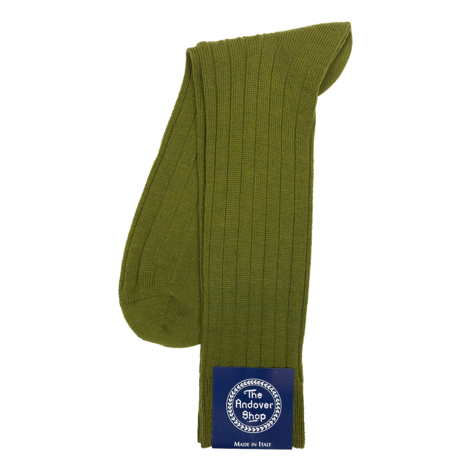 Mid-calf Ribbed Wool Dress Socks - Image 10
