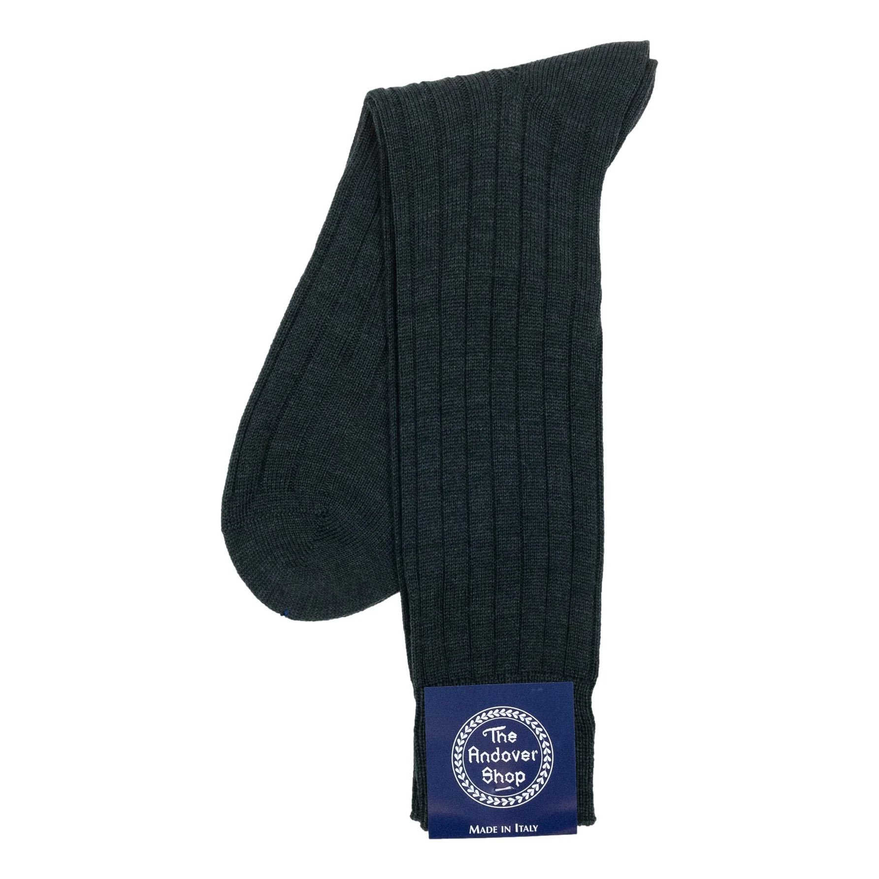 Mid-calf Ribbed Wool Dress Socks - Image 7