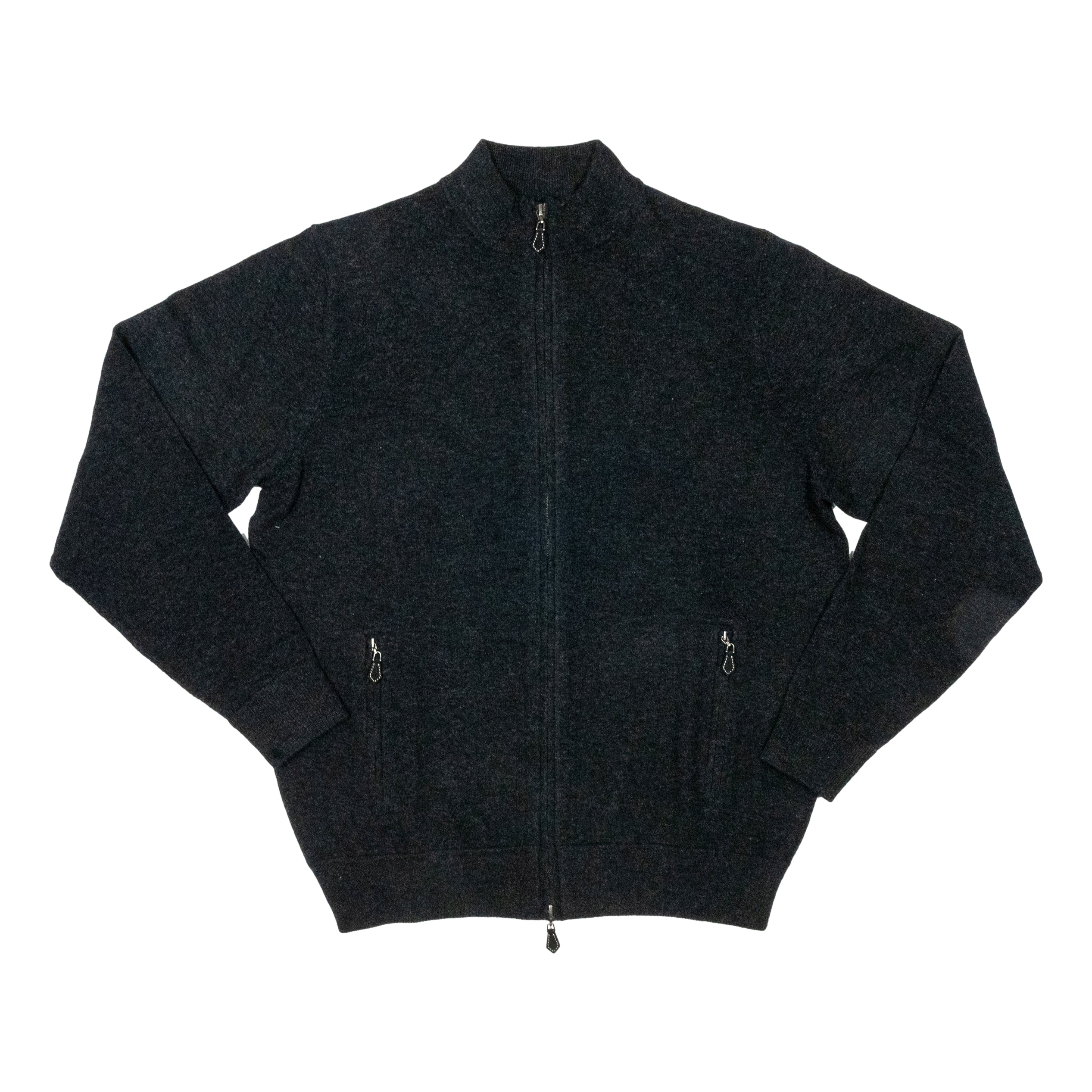 Midhurst Full Zip Geelong Lambswool Sweater - Image 2