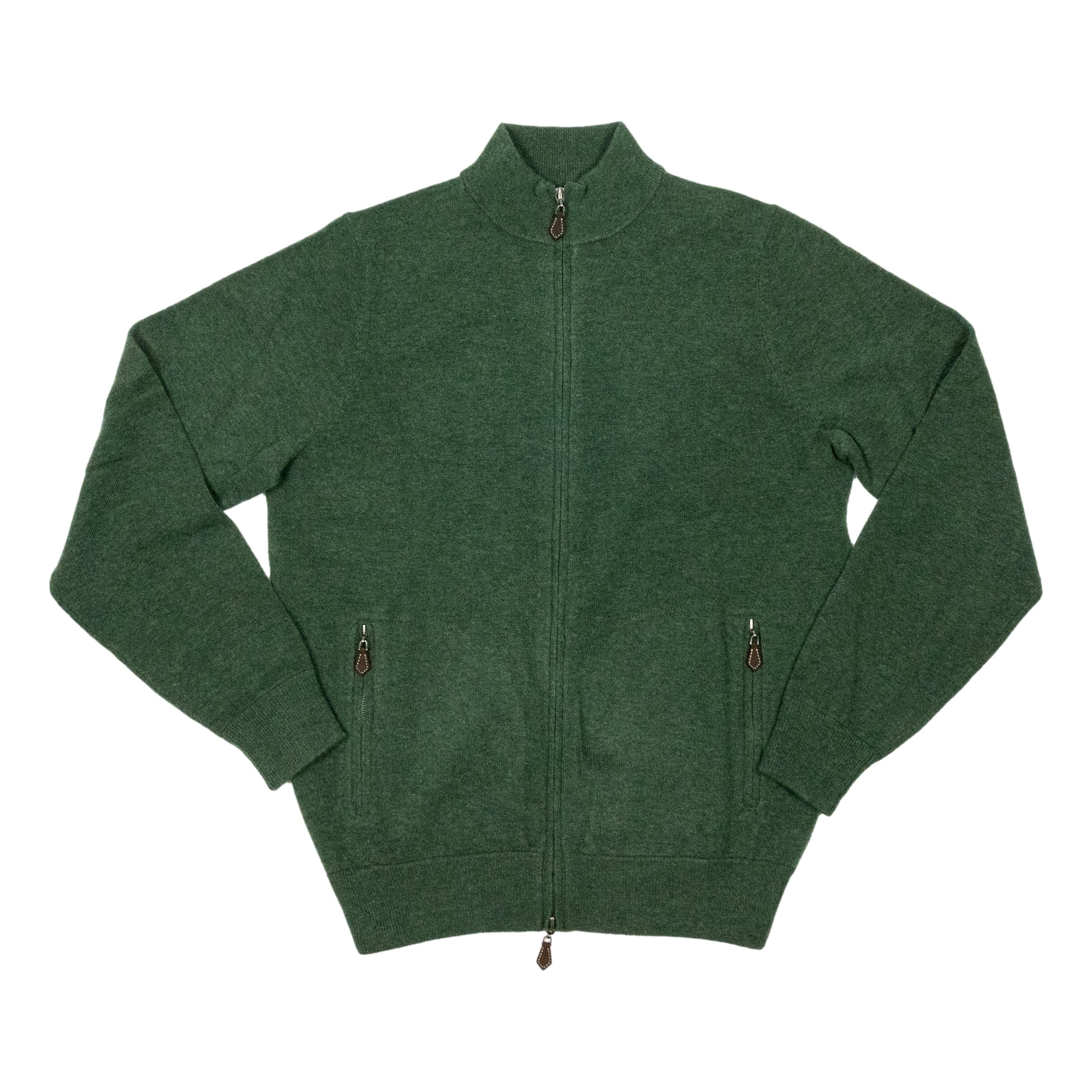 Midhurst Full Zip Geelong Lambswool Sweater - Image 3