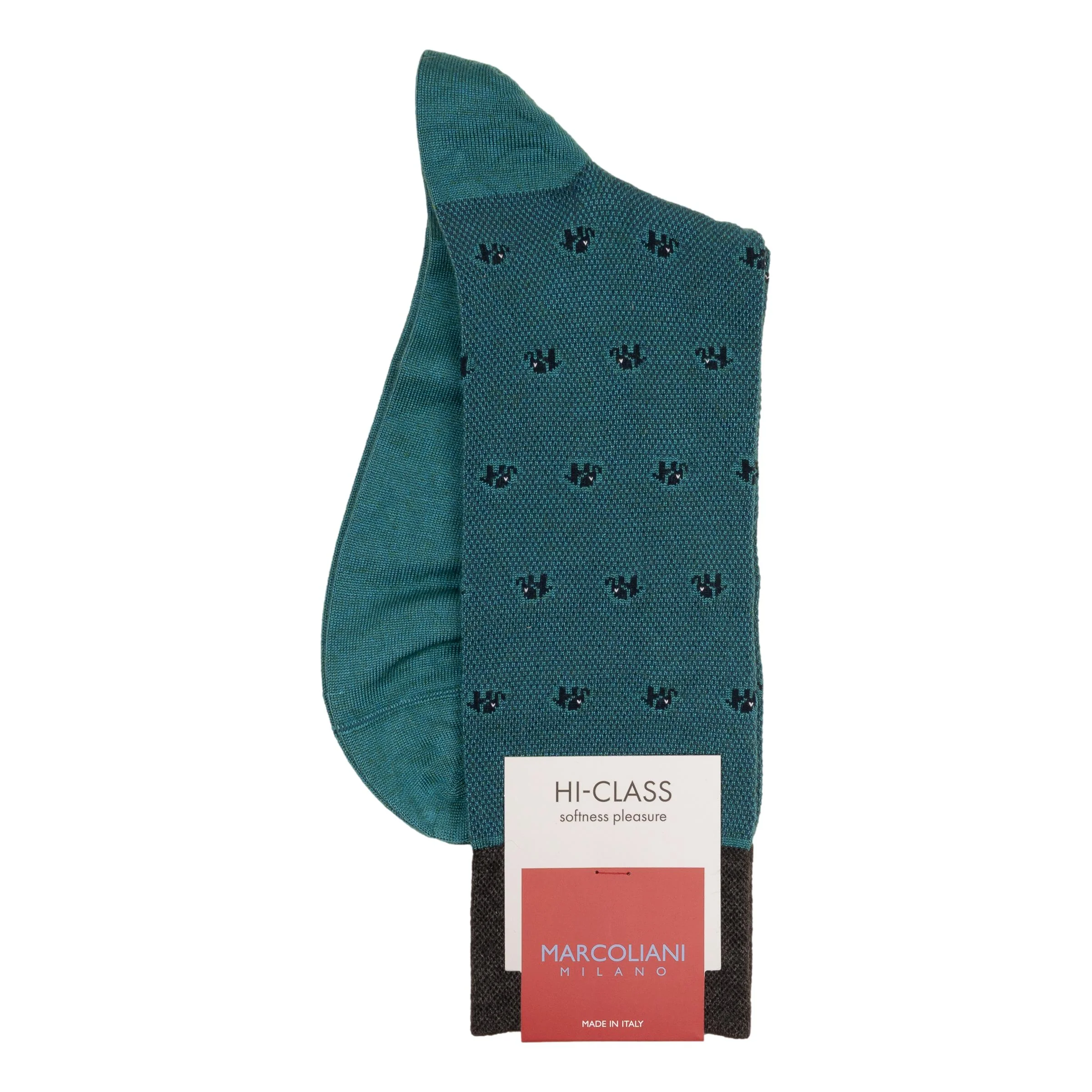 Modal Tiny Elephant Mid-Calf Dress Socks - Image 2