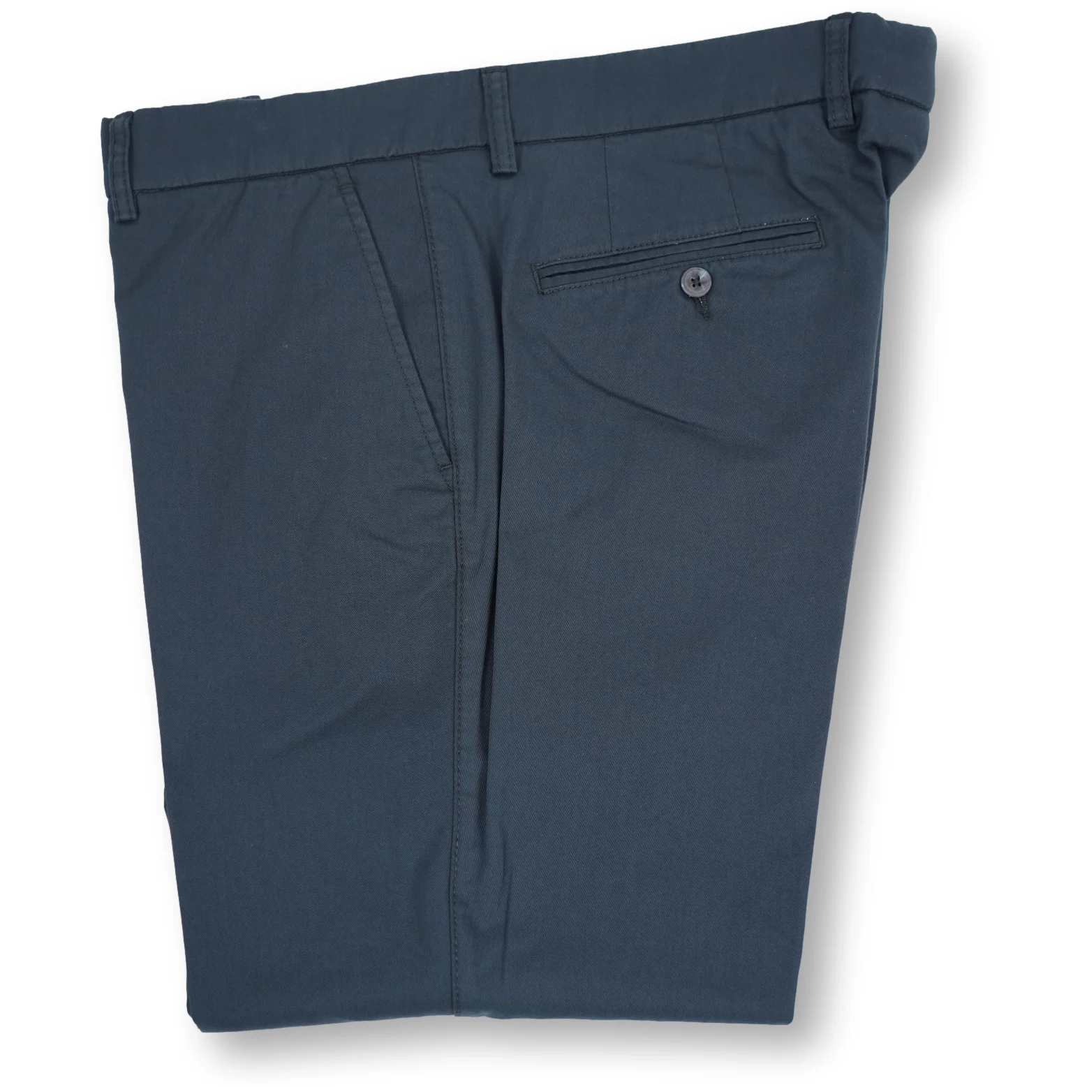 Modern Flat Front True Khaki Pima Twill Trouser - Image 2