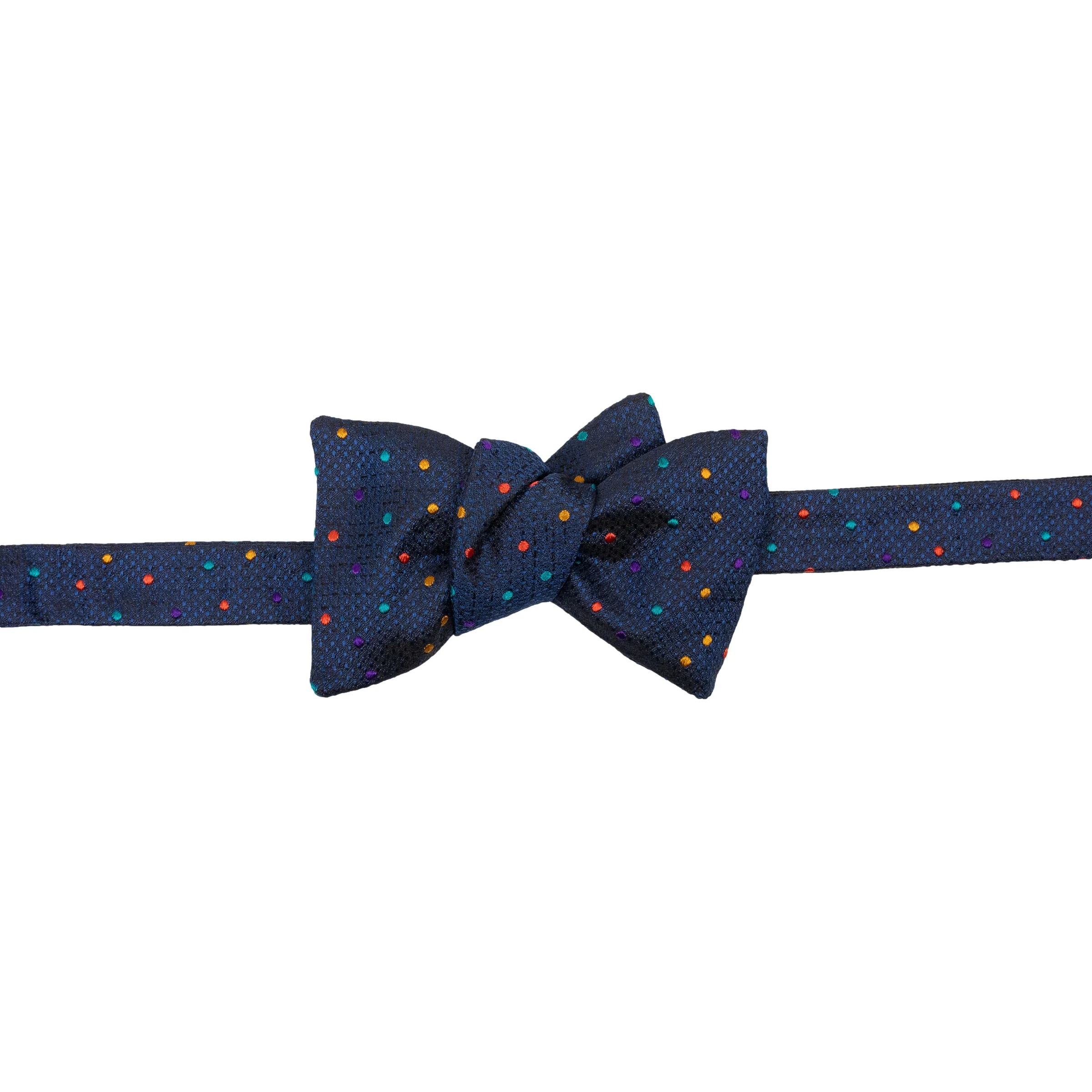 Multi Fun Dot Silk Bow Tie - Image 2