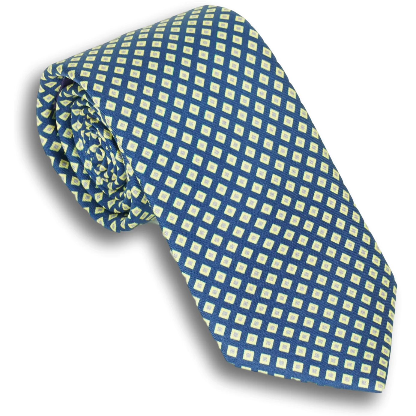 Multicolored Diamond Silk Tie - Image 2
