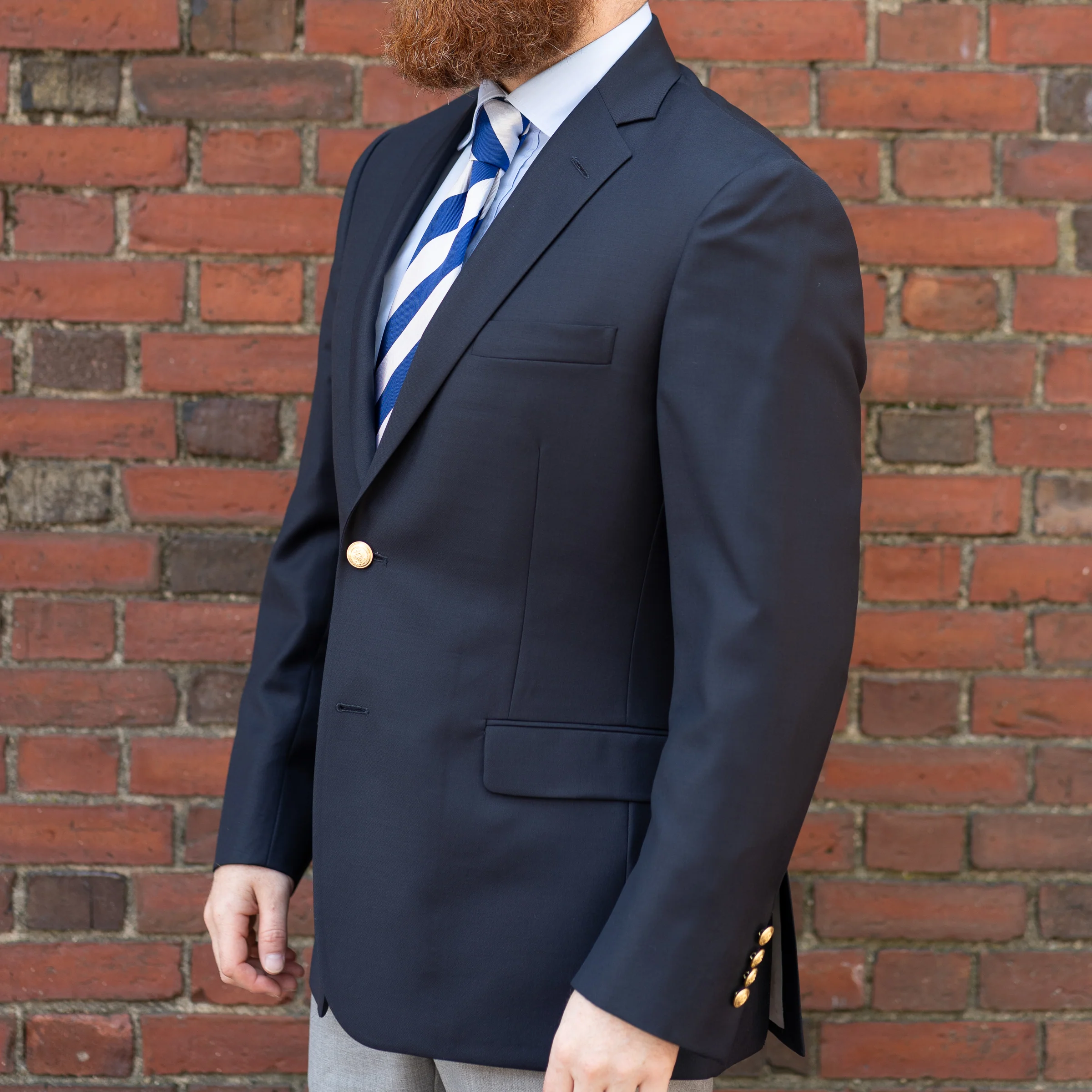 Navy Blue Sutton Blazer - Image 3