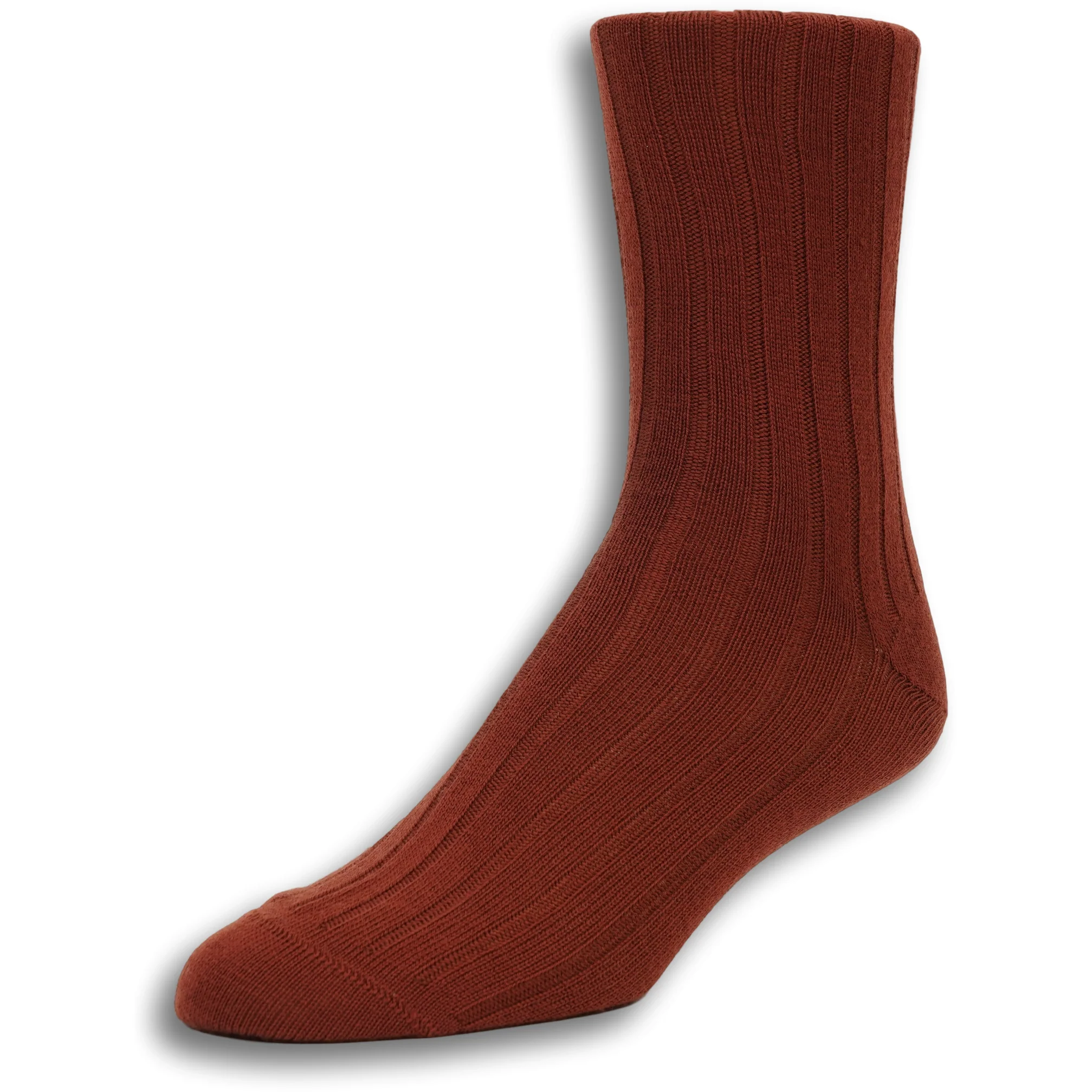 Over the Calf Ribbed Wool Dress Socks - Image 6