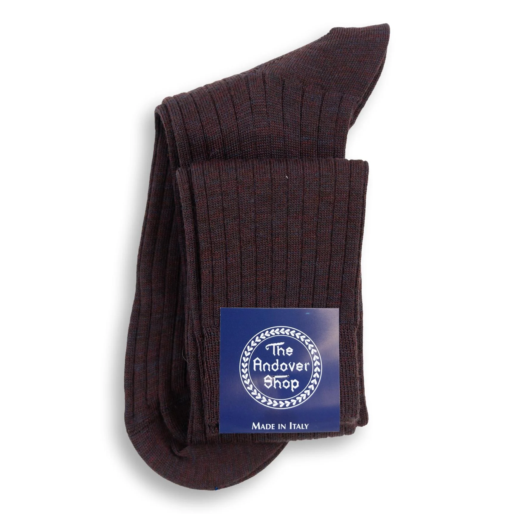 Over the Calf Ribbed Wool Dress Socks - Image 7