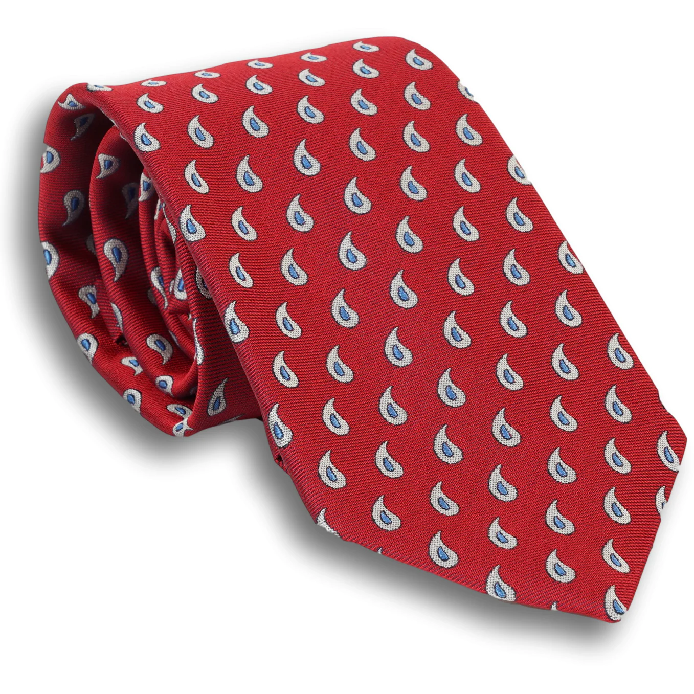 Paisley Foulard Woven Silk Tie - Image 3