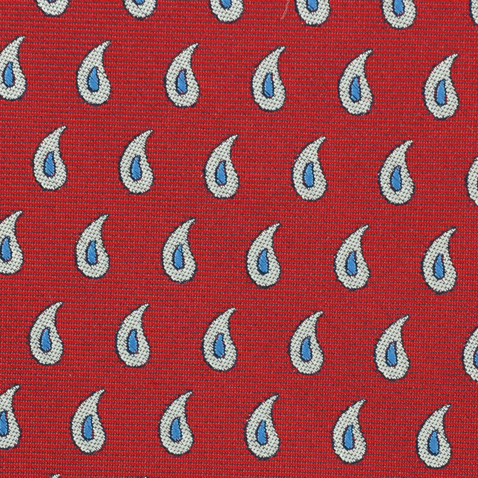 Paisley Foulard Woven Silk Tie - Image 4