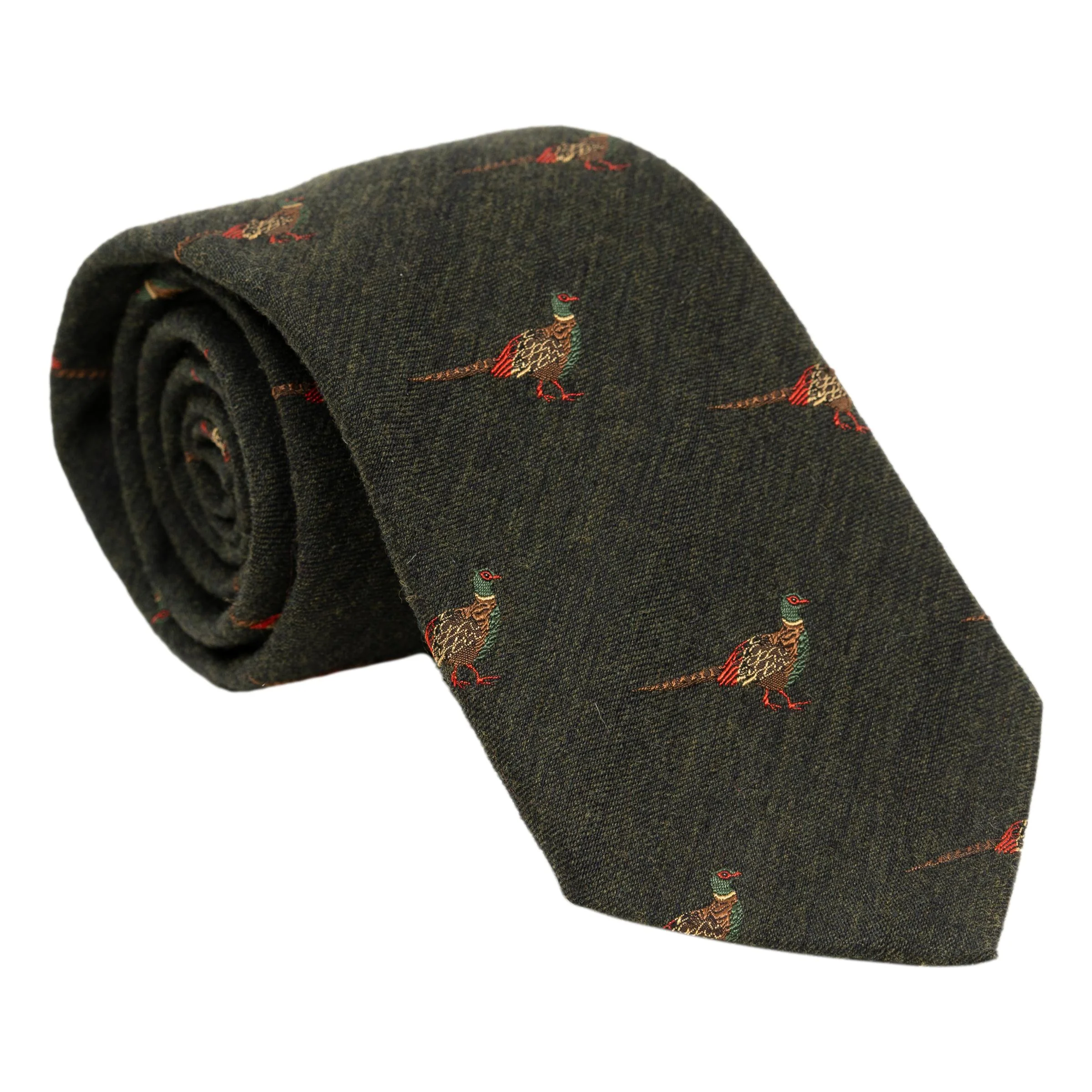 Pheasant Wool Tie - Image 2