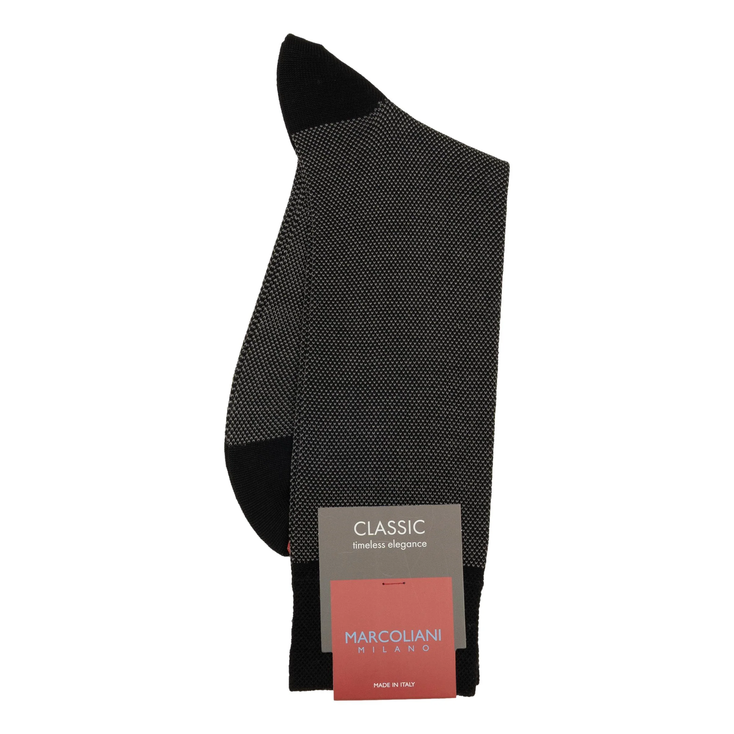 Pima Cotton Birdseye Mid-calf Dress Socks - Image 4