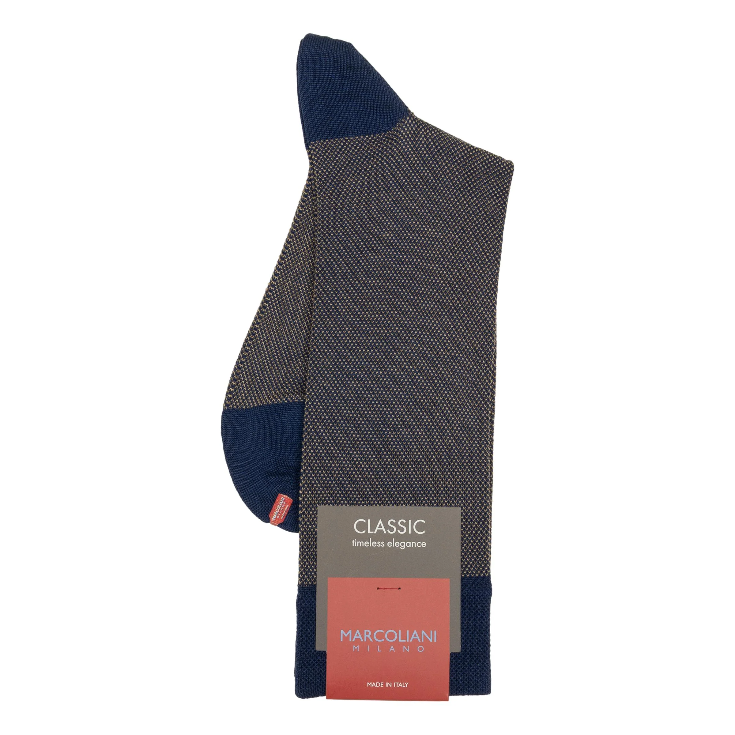 Pima Cotton Birdseye Mid-calf Dress Socks - Image 5