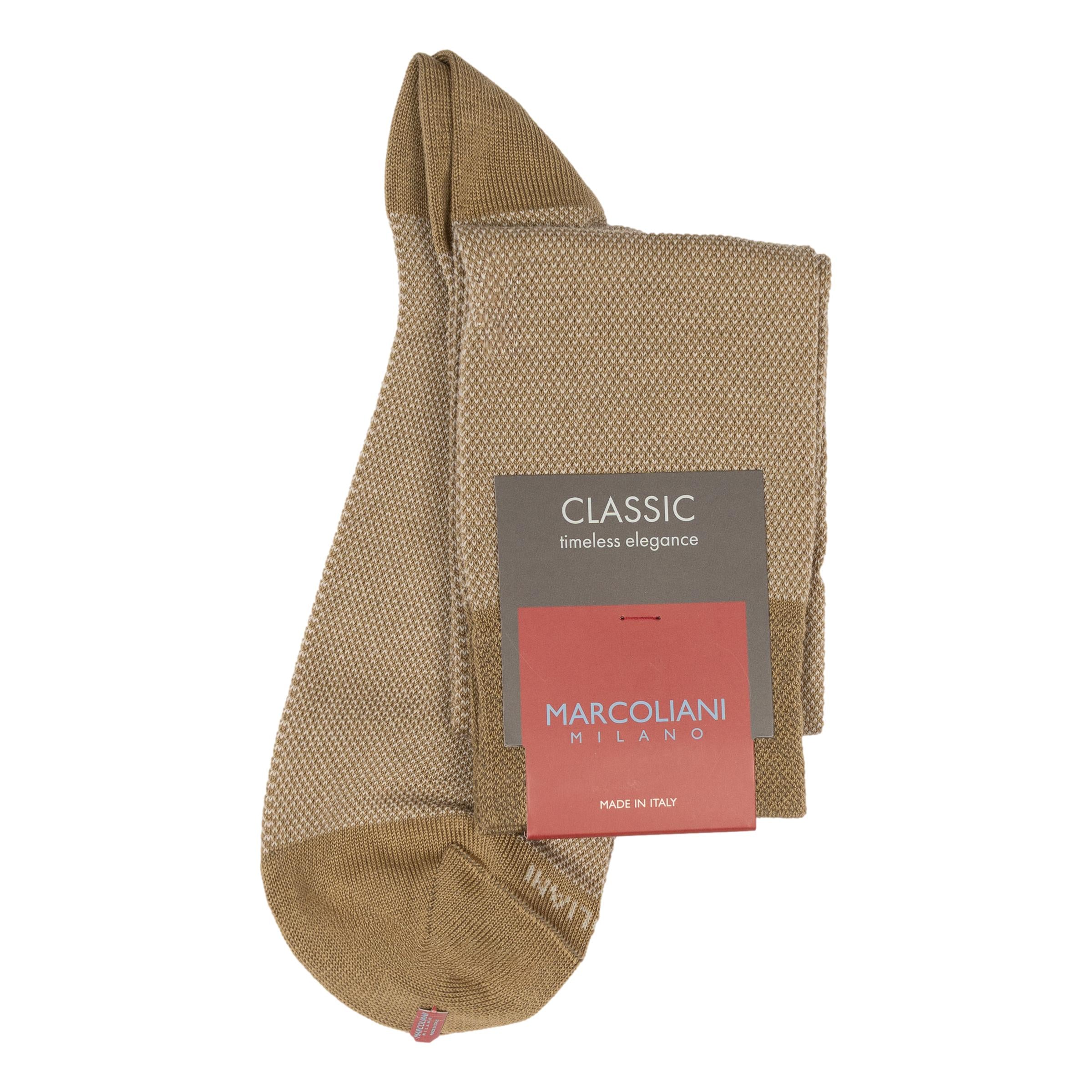 Pima Cotton Birdseye Over the Calf Dress Socks - Image 5