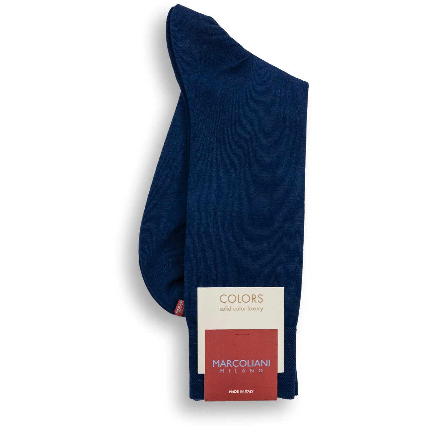 Pima Cotton Classic Plain Mid-Calf Dress Socks - Image 3