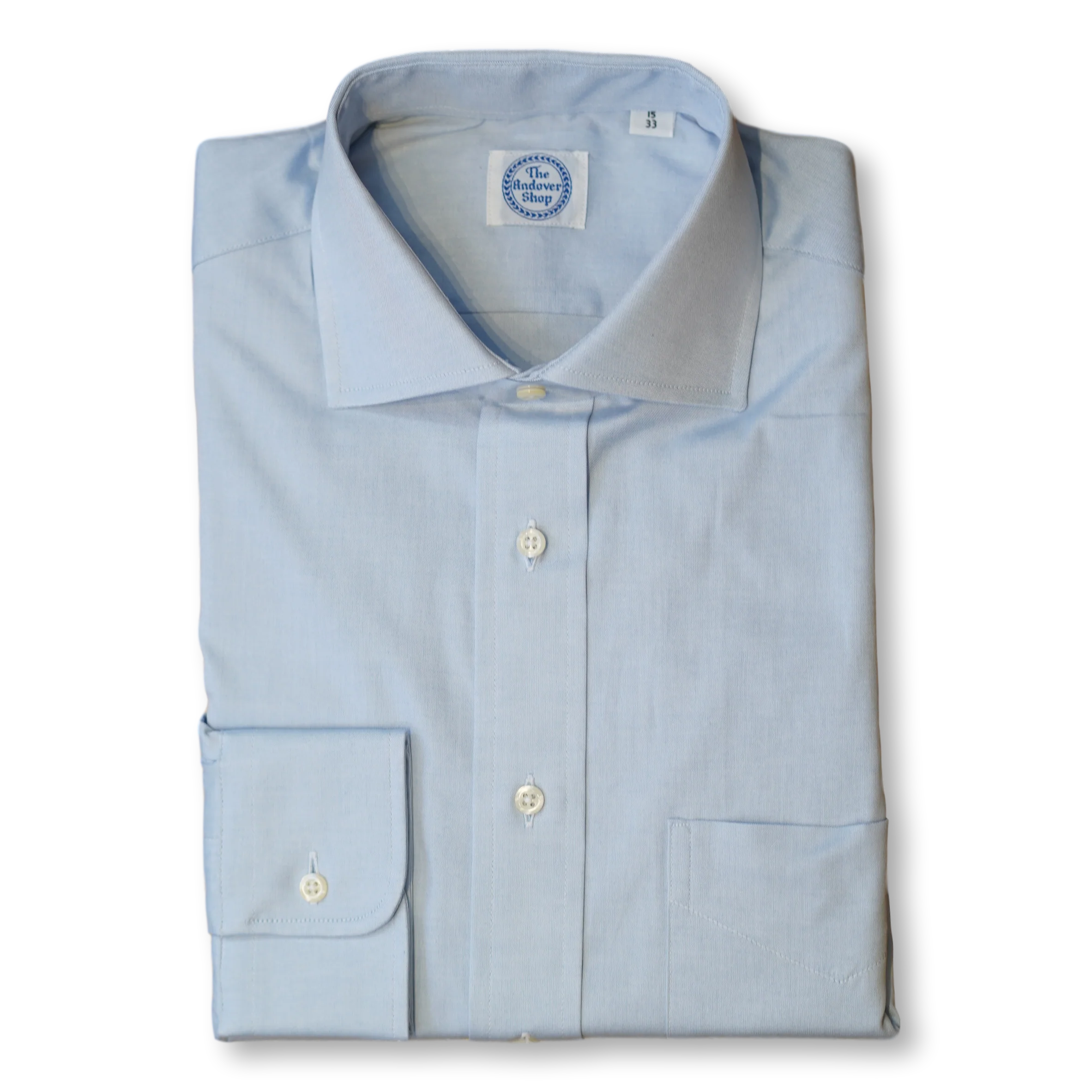 Pinpoint Oxford Spread Collar Tailored Fit Dress Shirt - Image 2