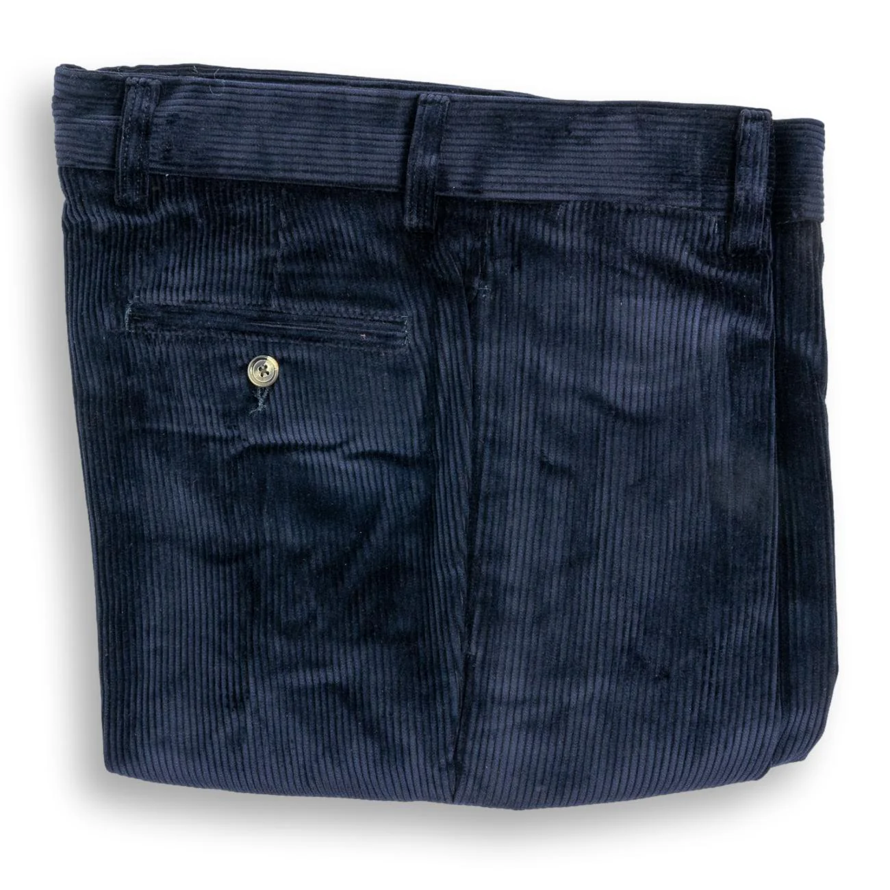 Plain Front Corduroy Trousers - Image 4