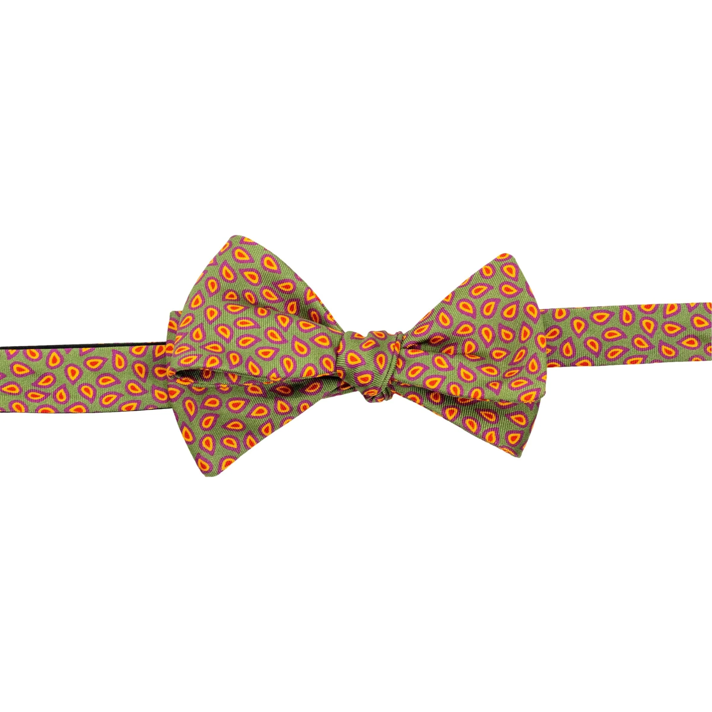 Printed Paisley Bow Tie - Image 2