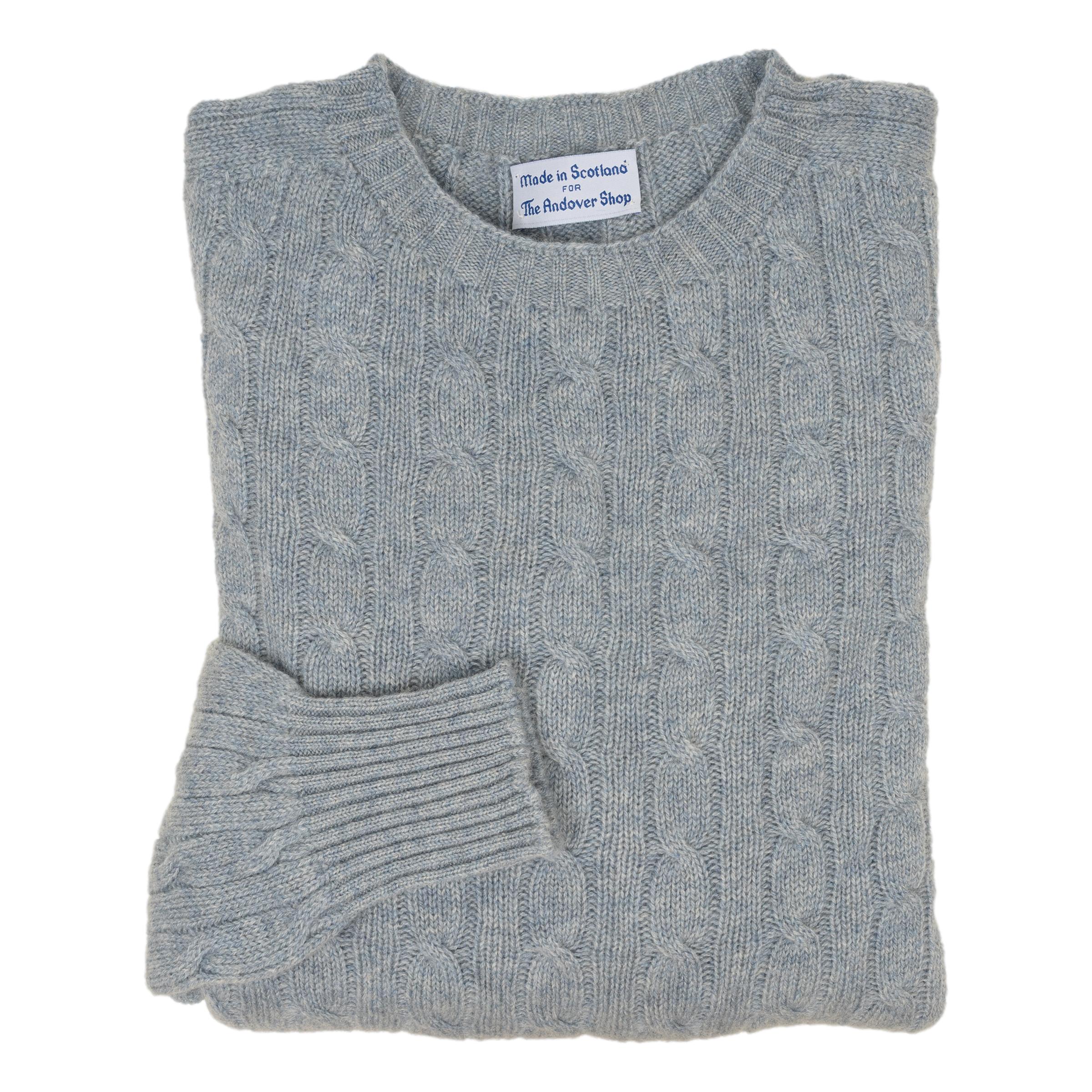 Pure Cashmere Montreux Cable Crew Neck Sweater - Image 3