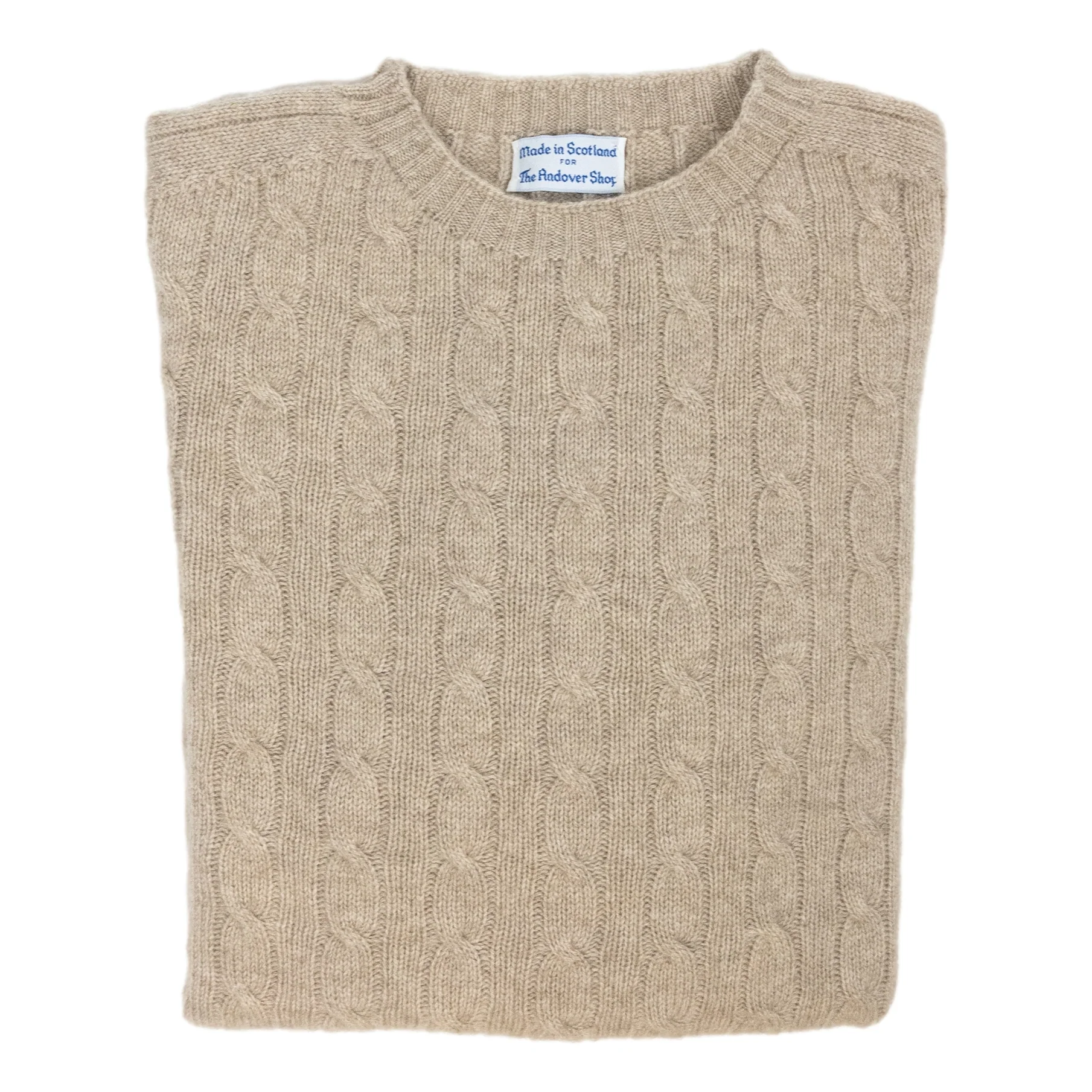 Pure Cashmere Montreux Cable Crew Neck Sweater - Image 4