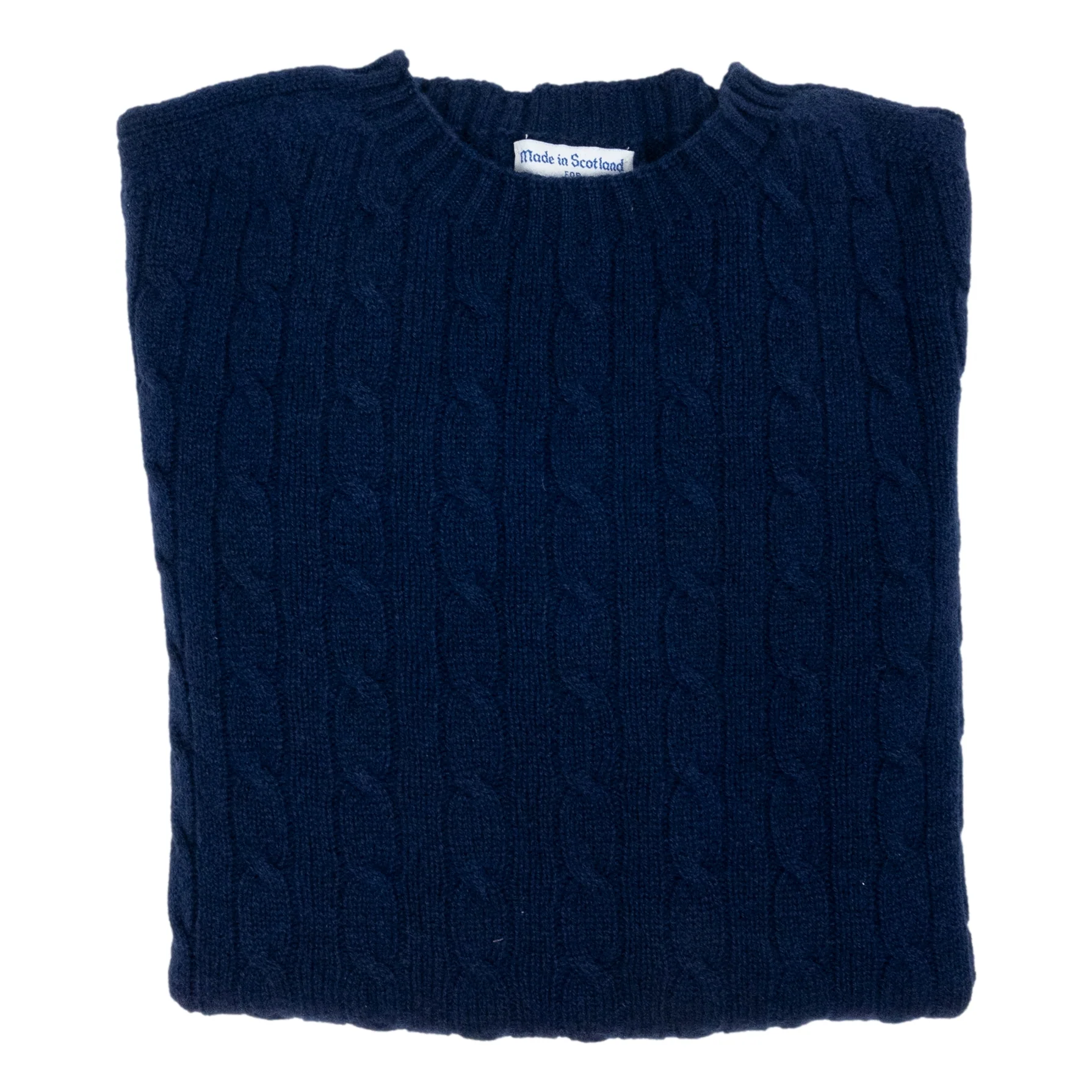 Pure Cashmere Montreux Cable Crew Neck Sweater - Image 6