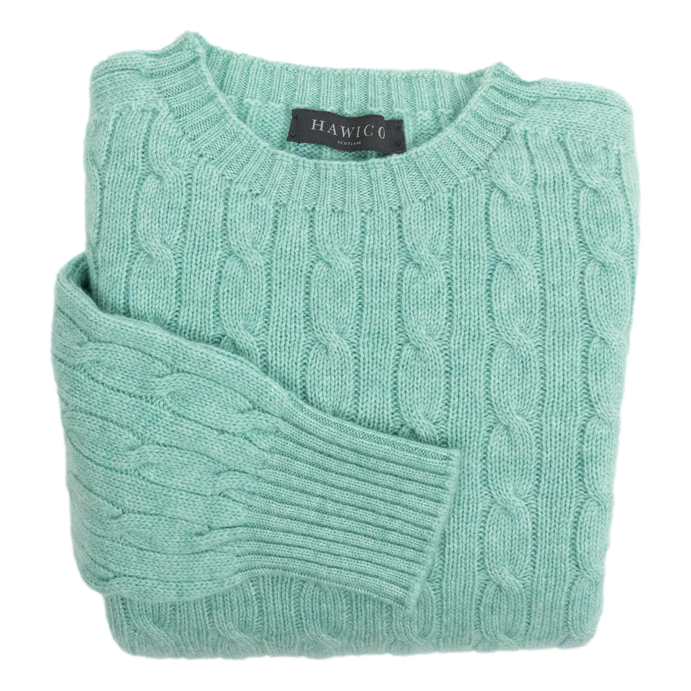 Pure Cashmere Montreux Cable Crew Neck Sweater - Image 9