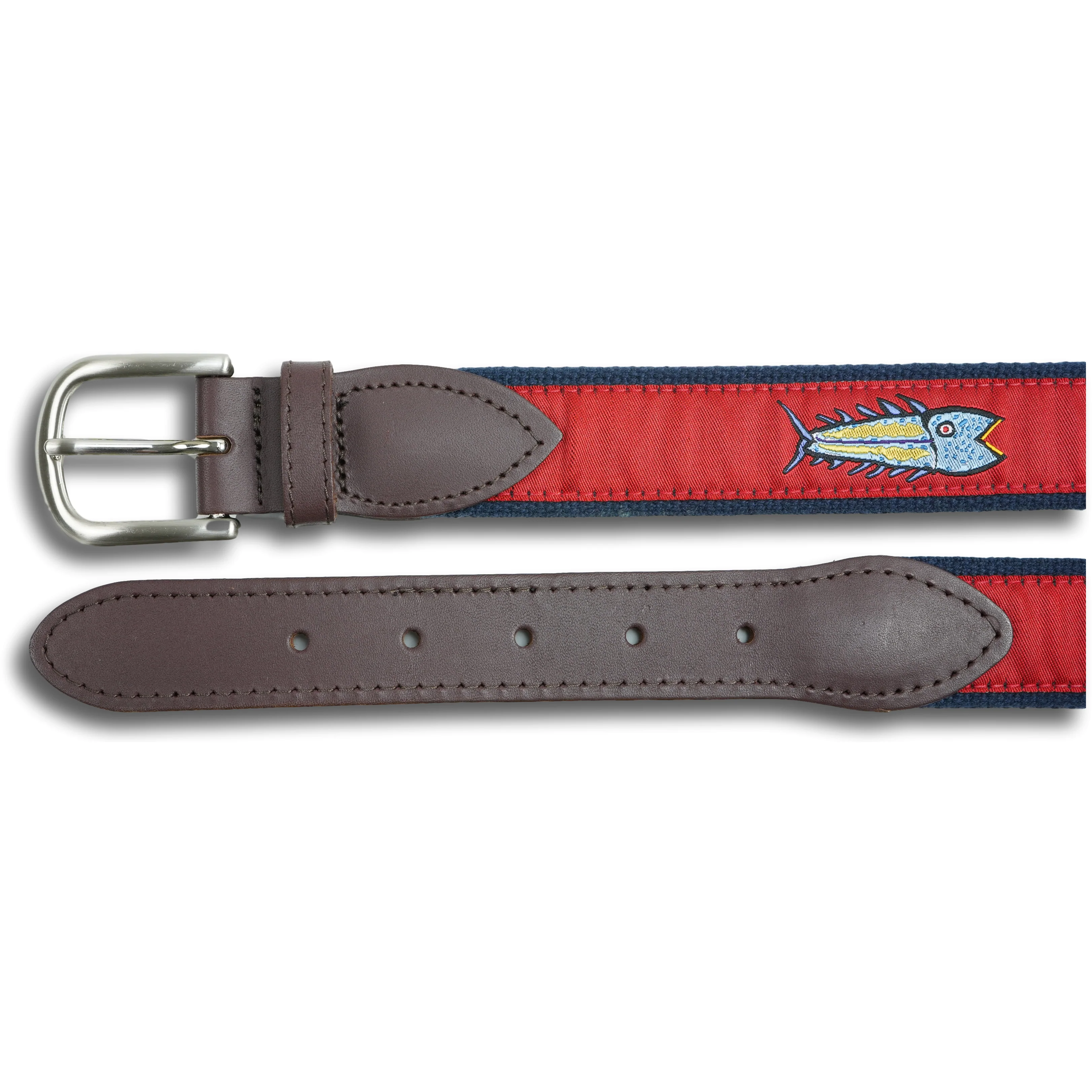 Hopkins Fish Leather Tab Belt - Image 3