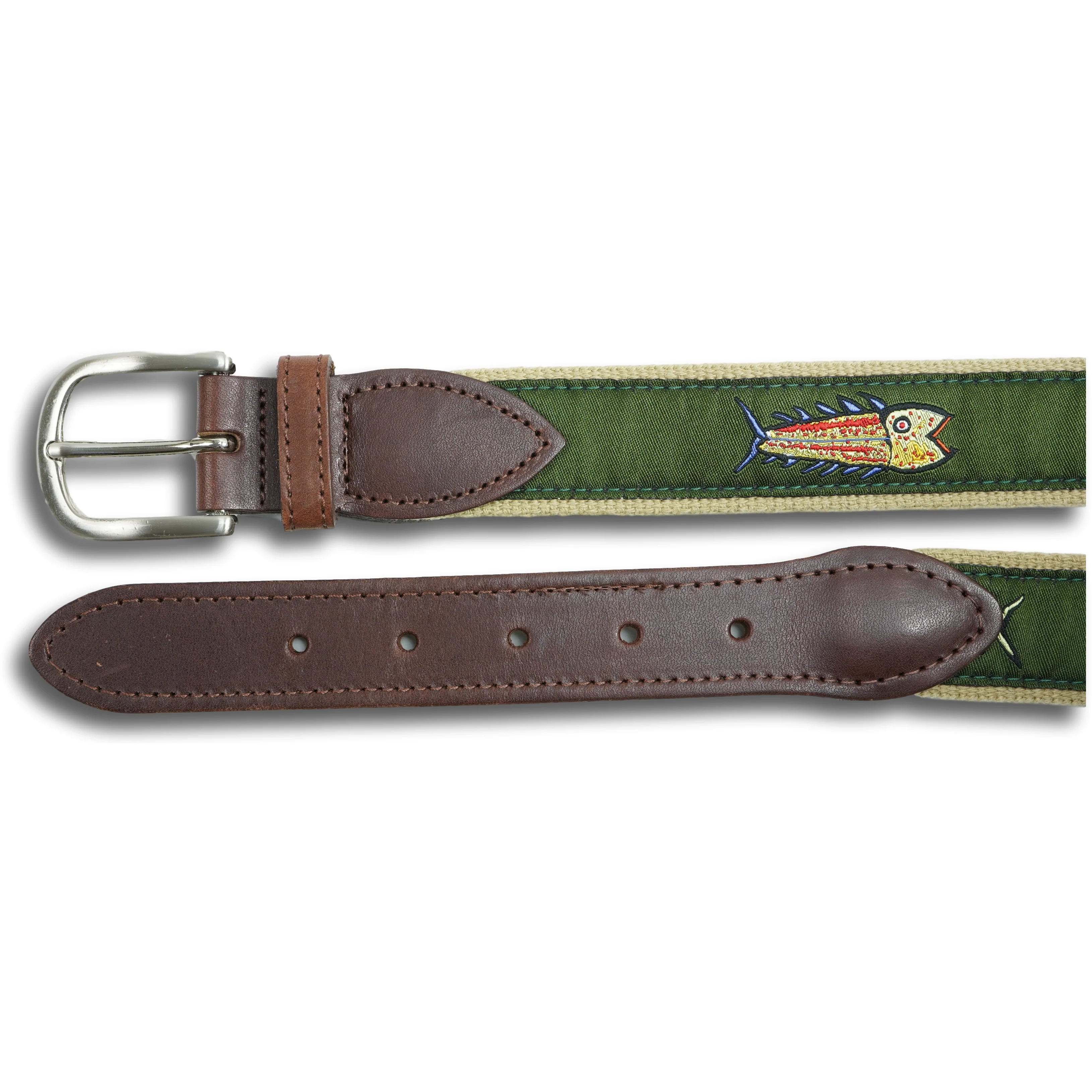Hopkins Fish Leather Tab Belt - Image 4