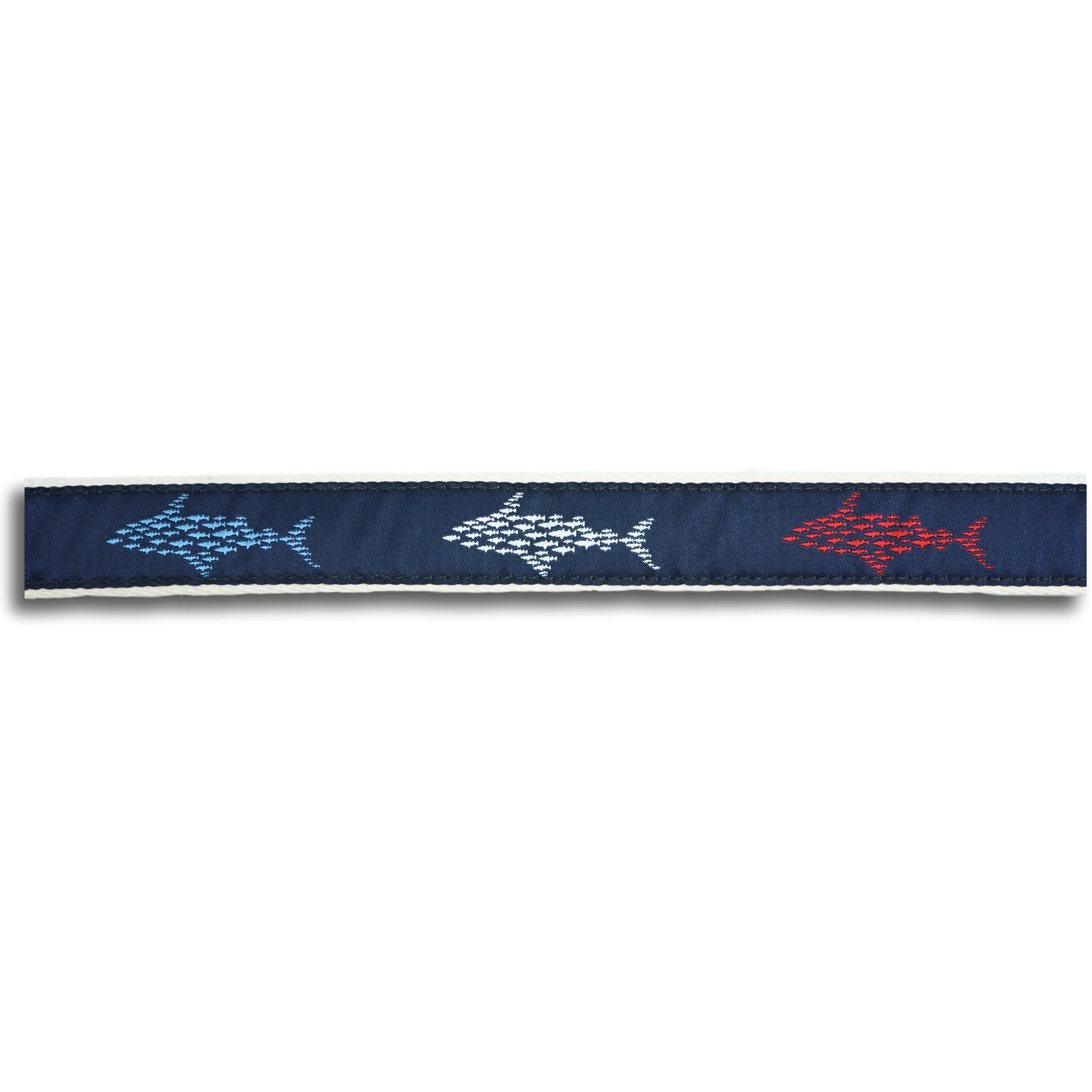 Red White and Blue Shark Ribbon Belt - Image 3