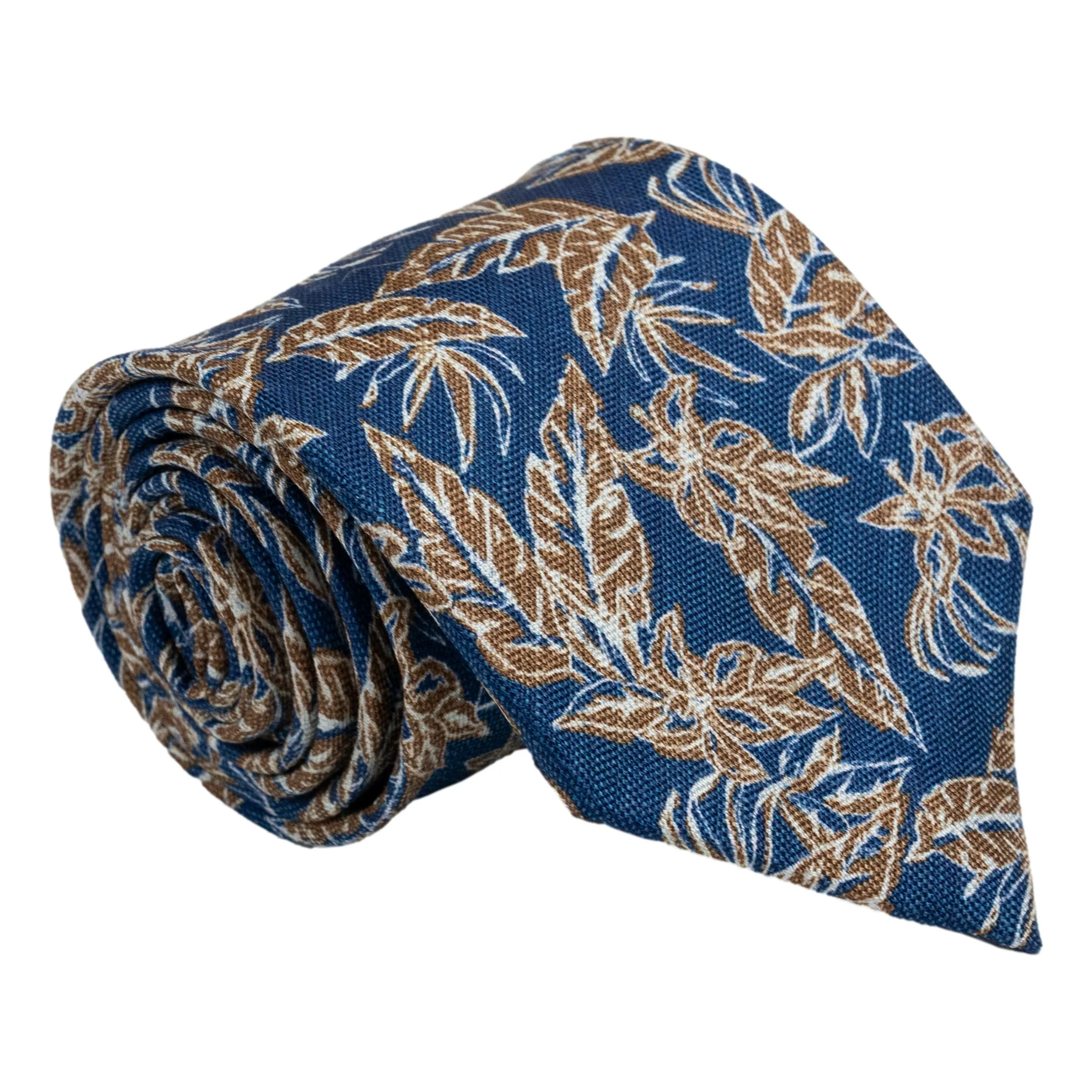 Rock Rose Flower Pattern Silk Tie - Image 3