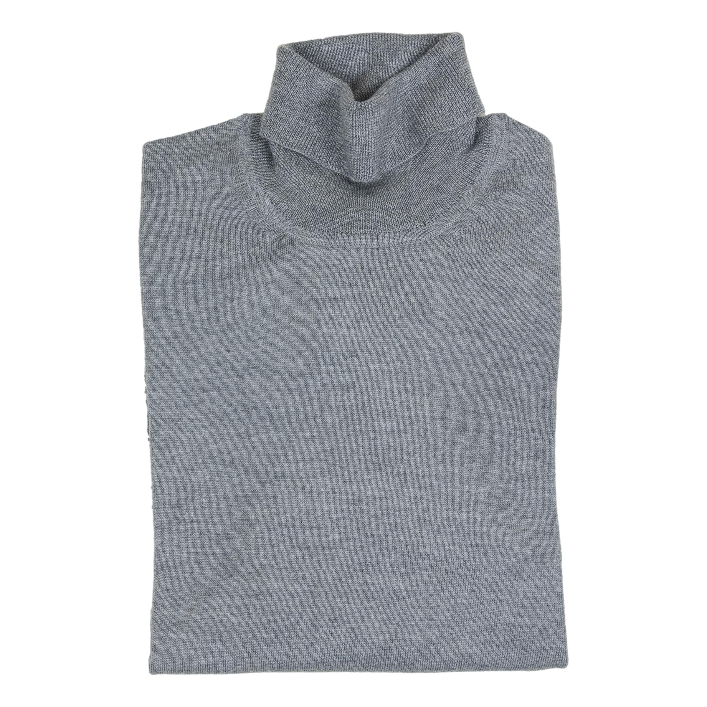 Roll Neck Merino Wool Sweater - Image 3