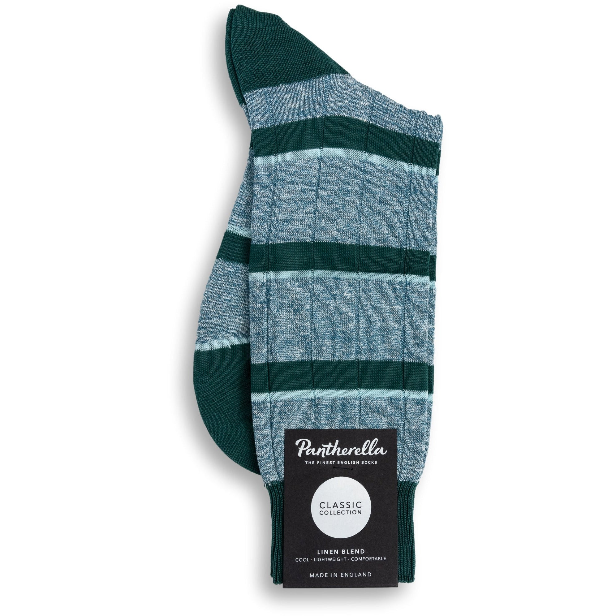 Samarkand Cotton and Linen Blend Mid-Calf Dress Sock - Image 4